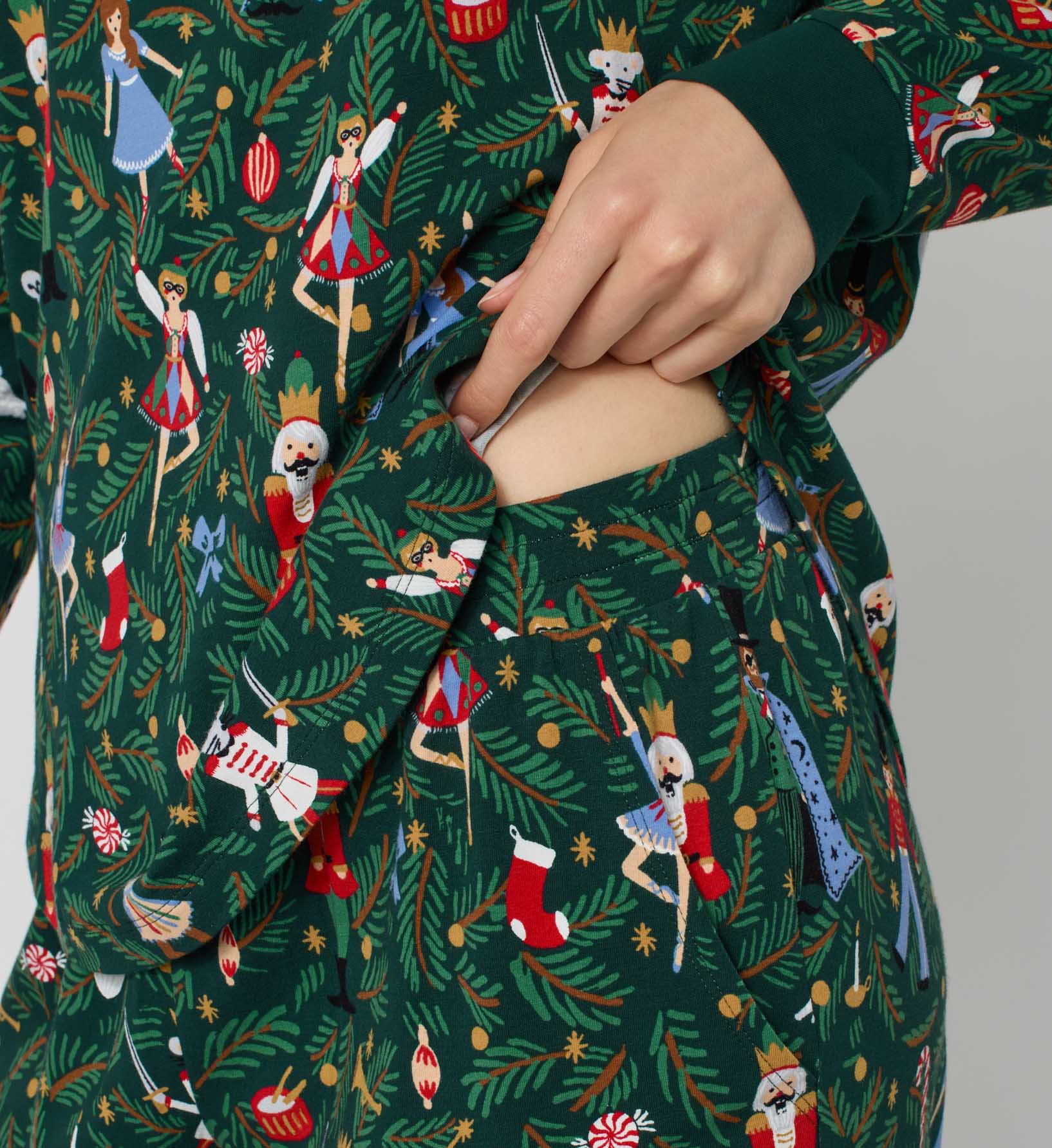 Jersey Jogger Pajama Set - Nutcracker