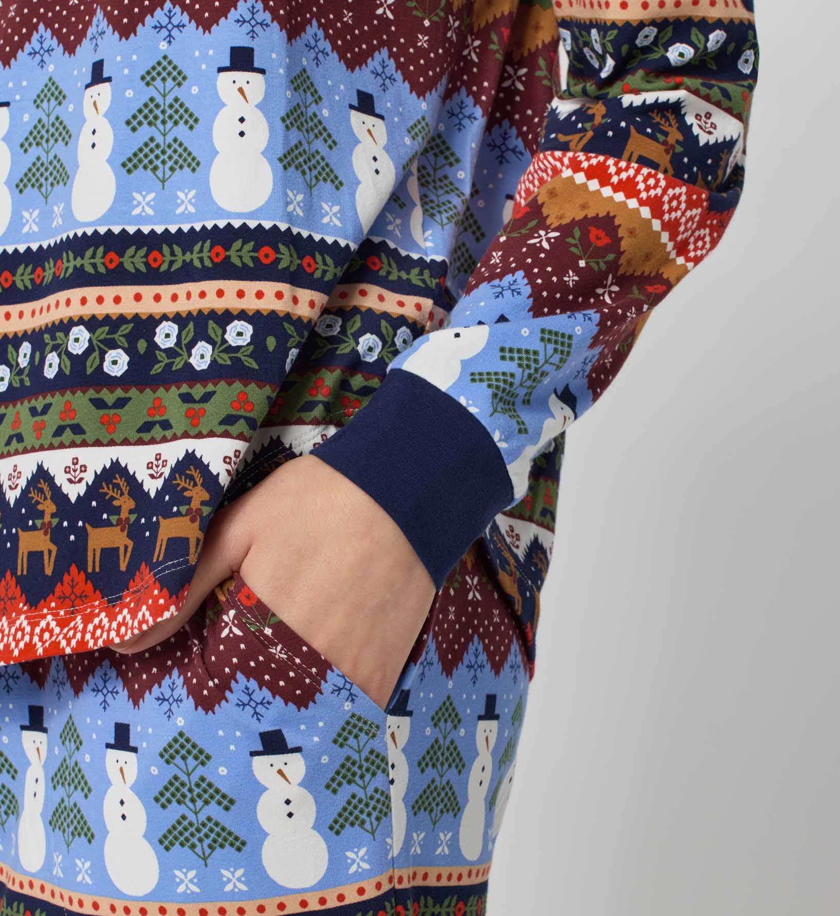 Jersey Jogger Pajama Set - Ski Chalet