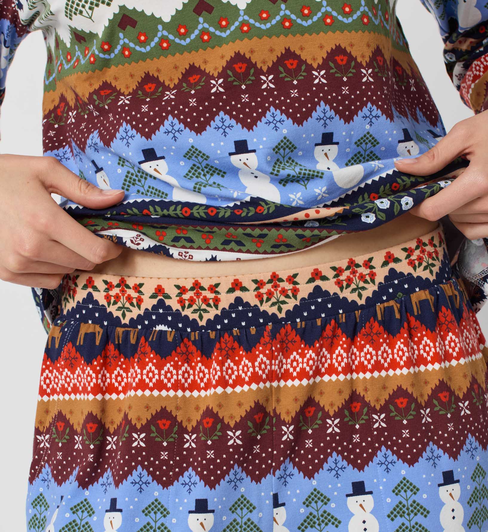 Jersey Jogger Pajama Set - Ski Chalet