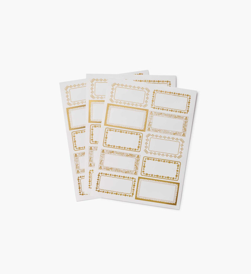 Gold Floral - Multipurpose Labels