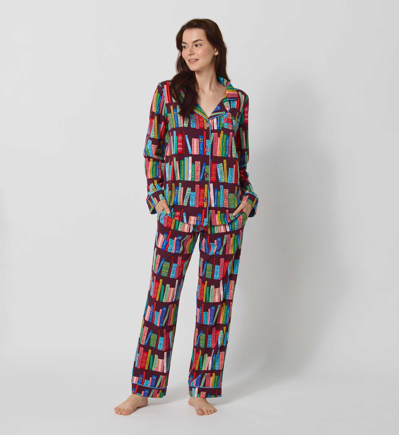 Classic Jersey Pajama Set - Ladies Night Book Club