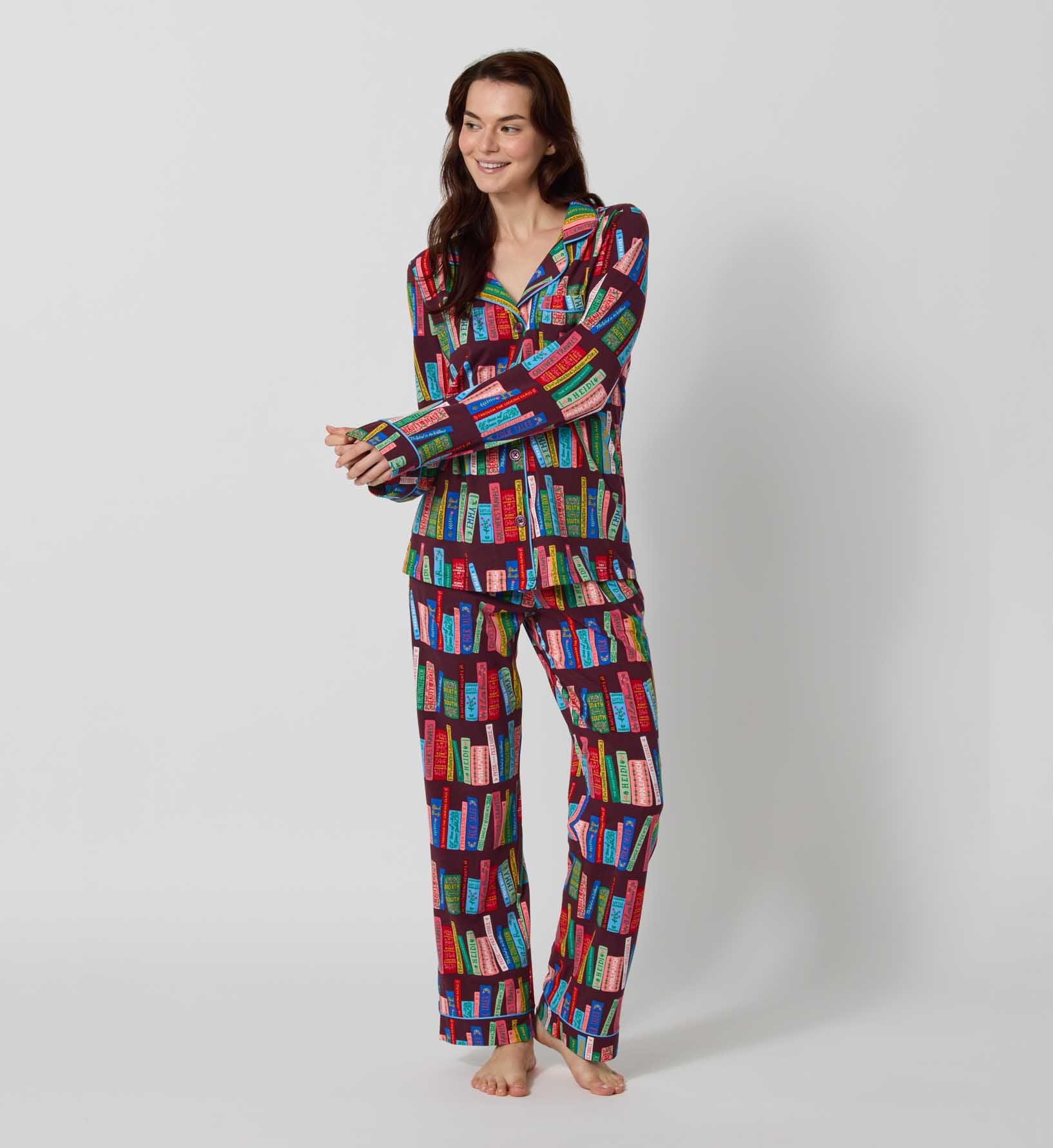 Classic Jersey Pajama Set - Ladies Night Book Club