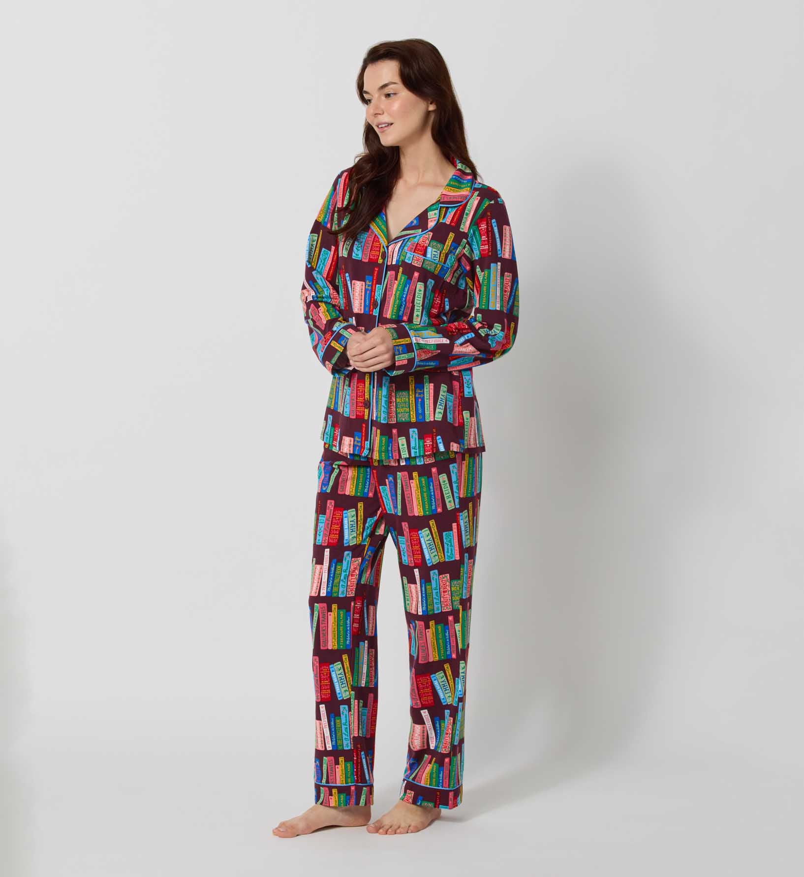 Classic Jersey Pajama Set - Ladies Night Book Club