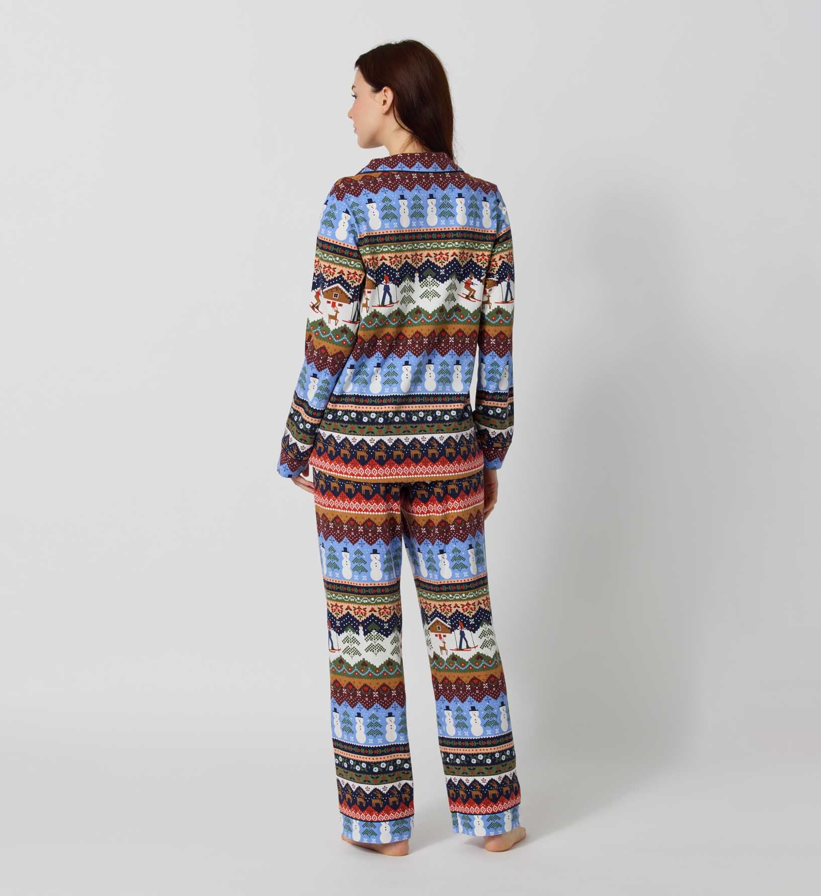 Classic Jersey Pajama Set - Ski Chalet