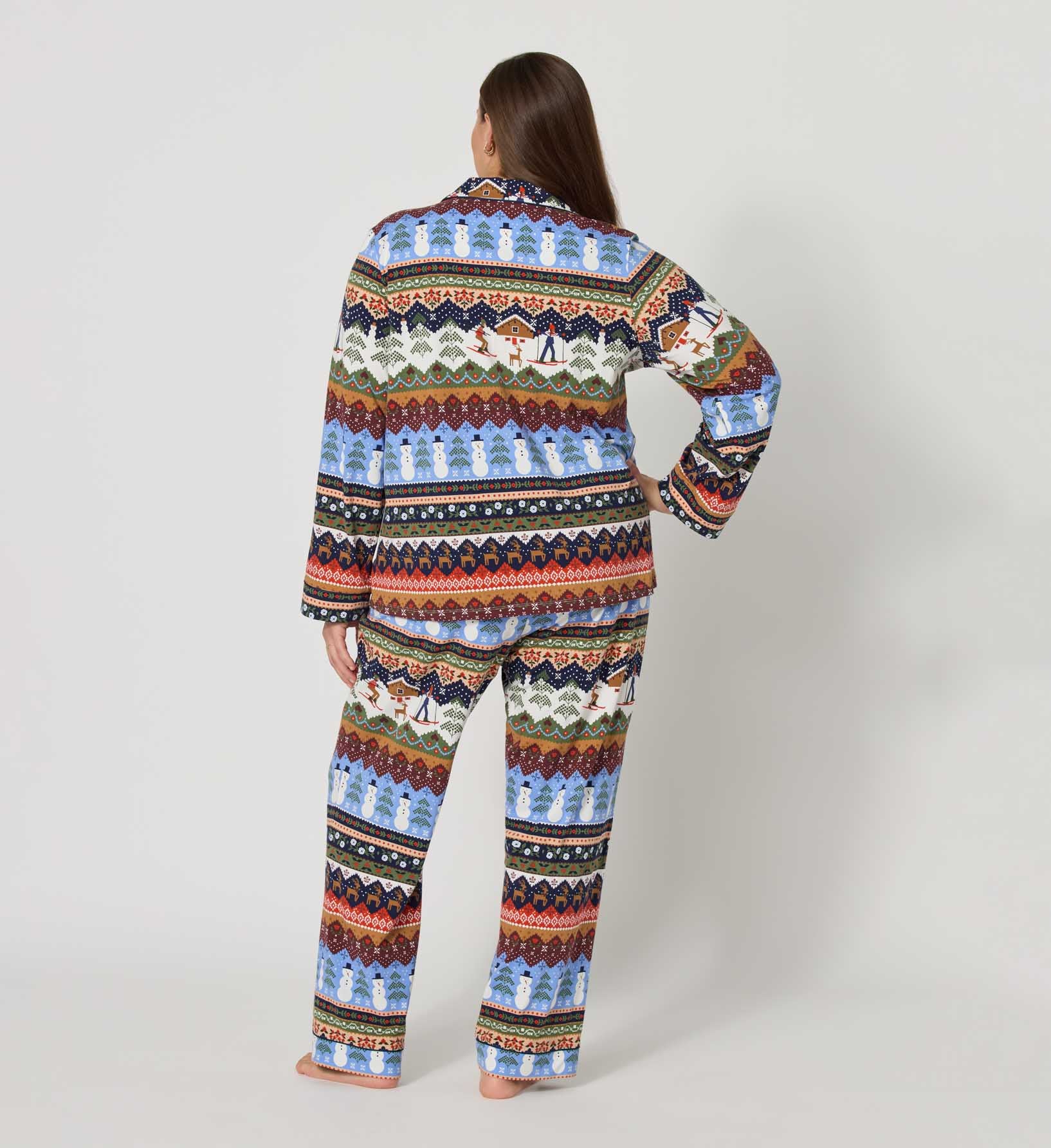 Classic Jersey Pajama Set - Ski Chalet