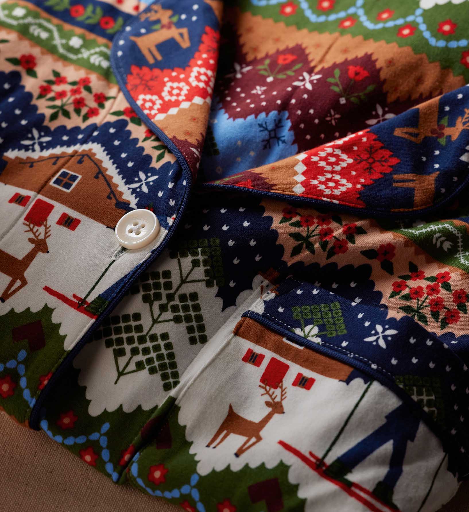 Classic Jersey Pajama Set - Ski Chalet