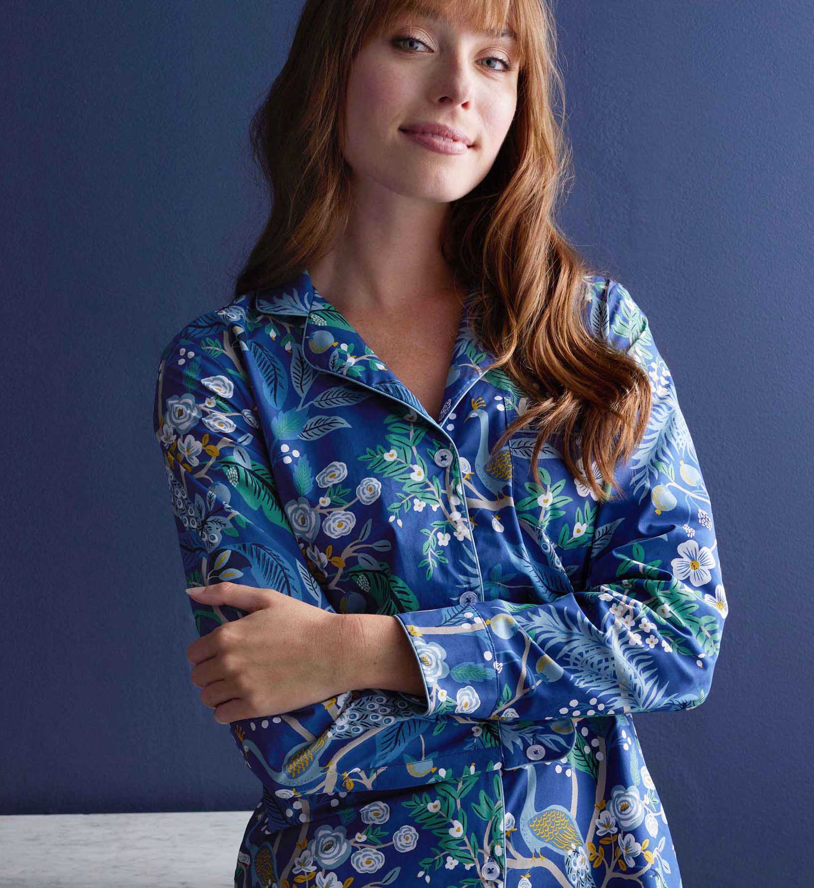 Poplin Nightshirt - Peacock