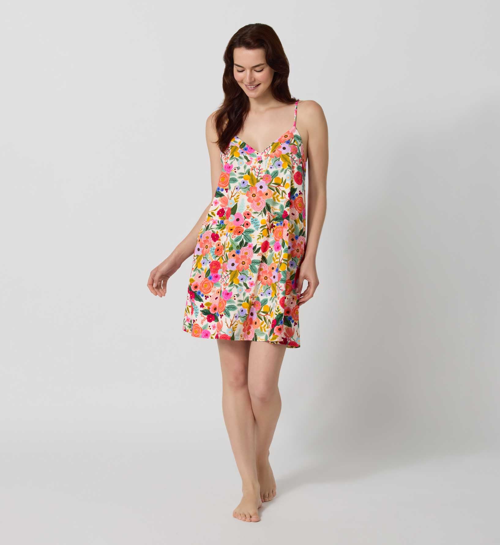 Jersey Chemise Gown - Garden Party