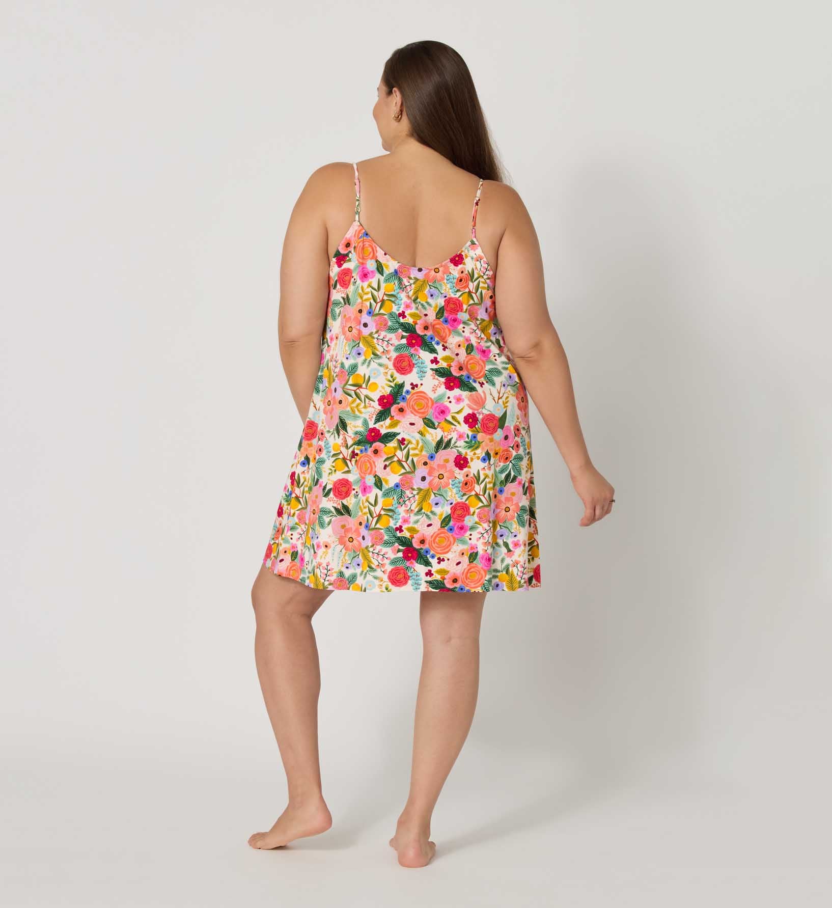 Jersey Chemise Gown - Garden Party