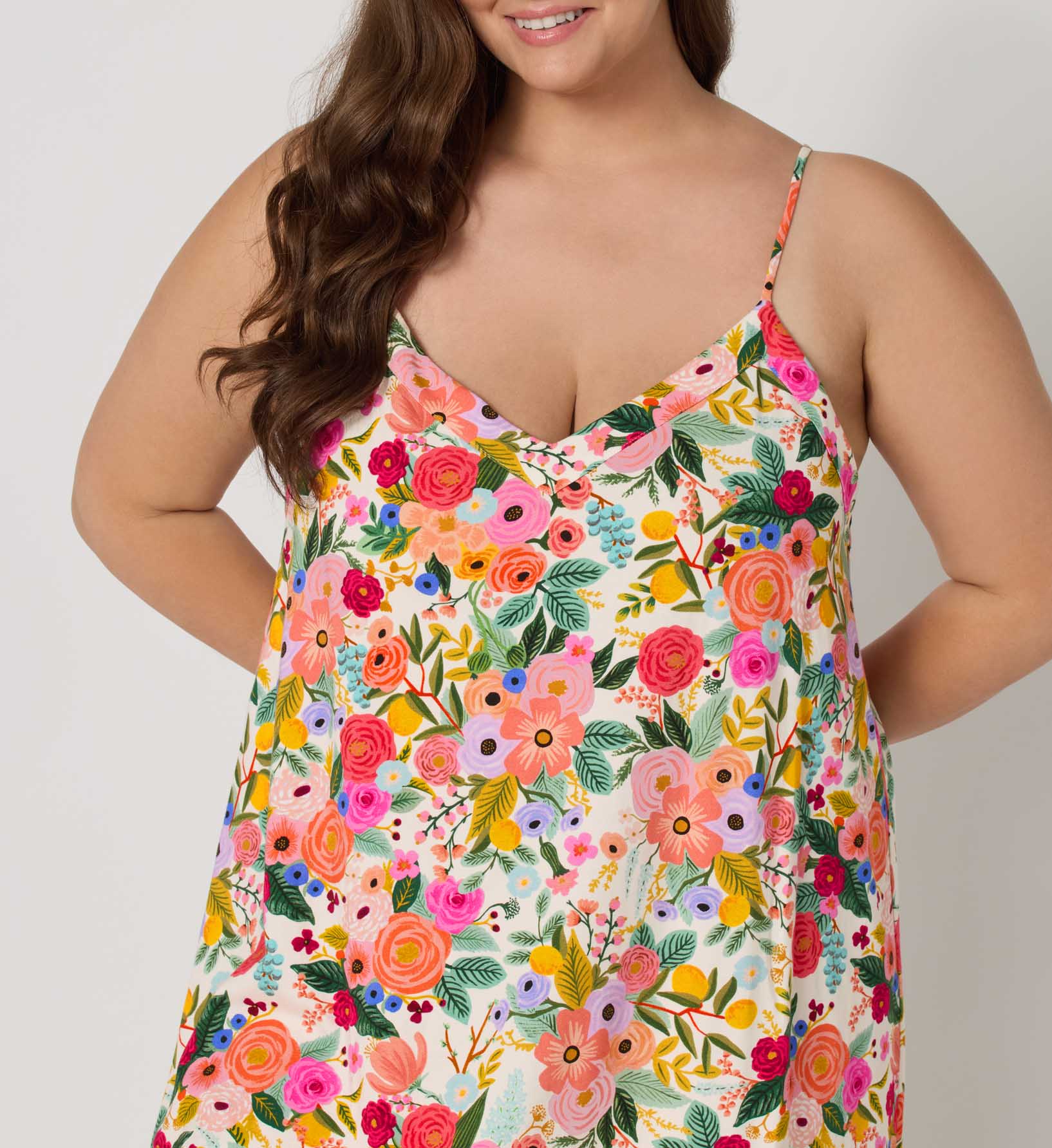 Jersey Chemise Gown - Garden Party