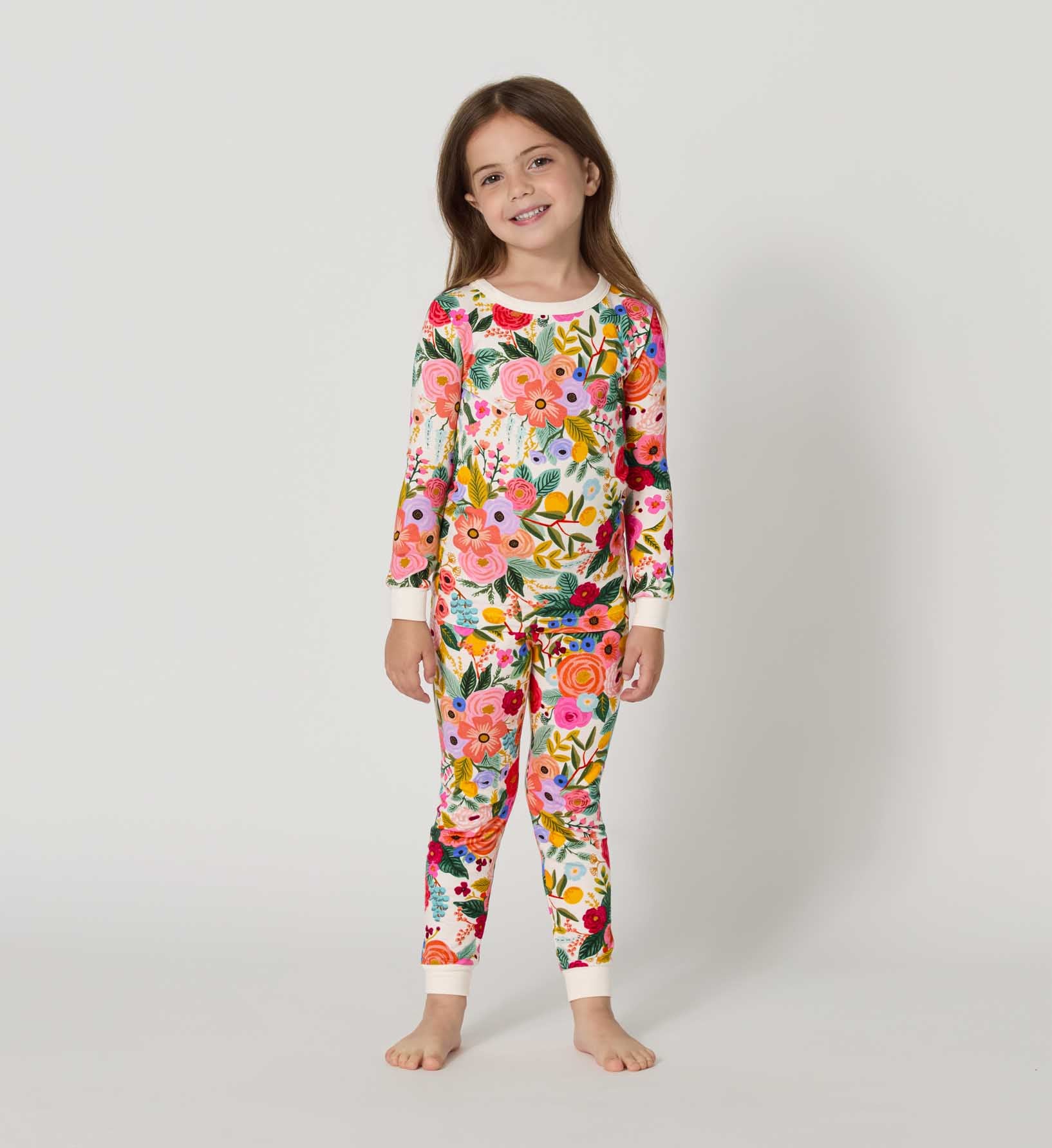Kids Jersey Pajama Set - Garden Party