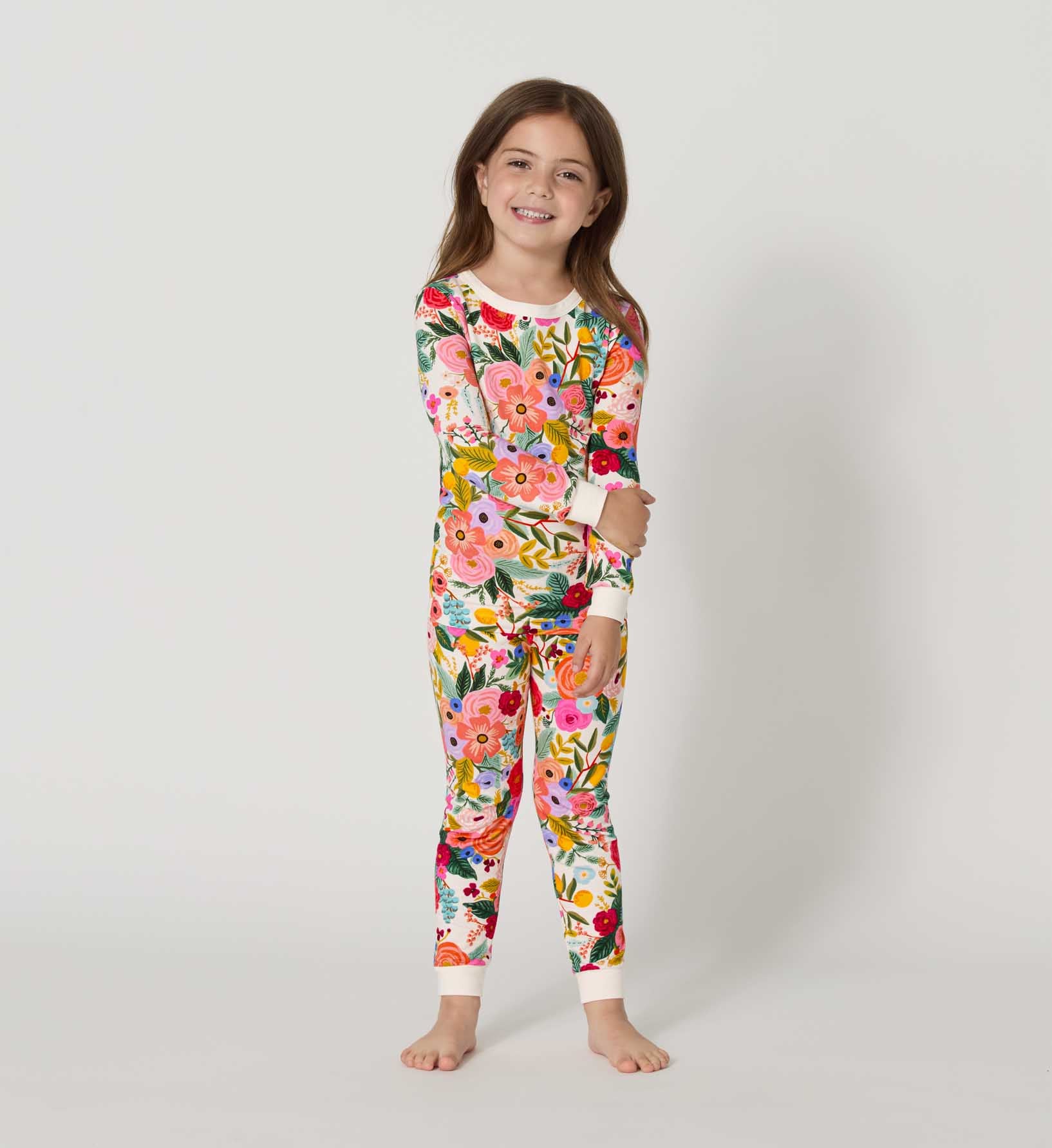 Kids Jersey Pajama Set - Garden Party