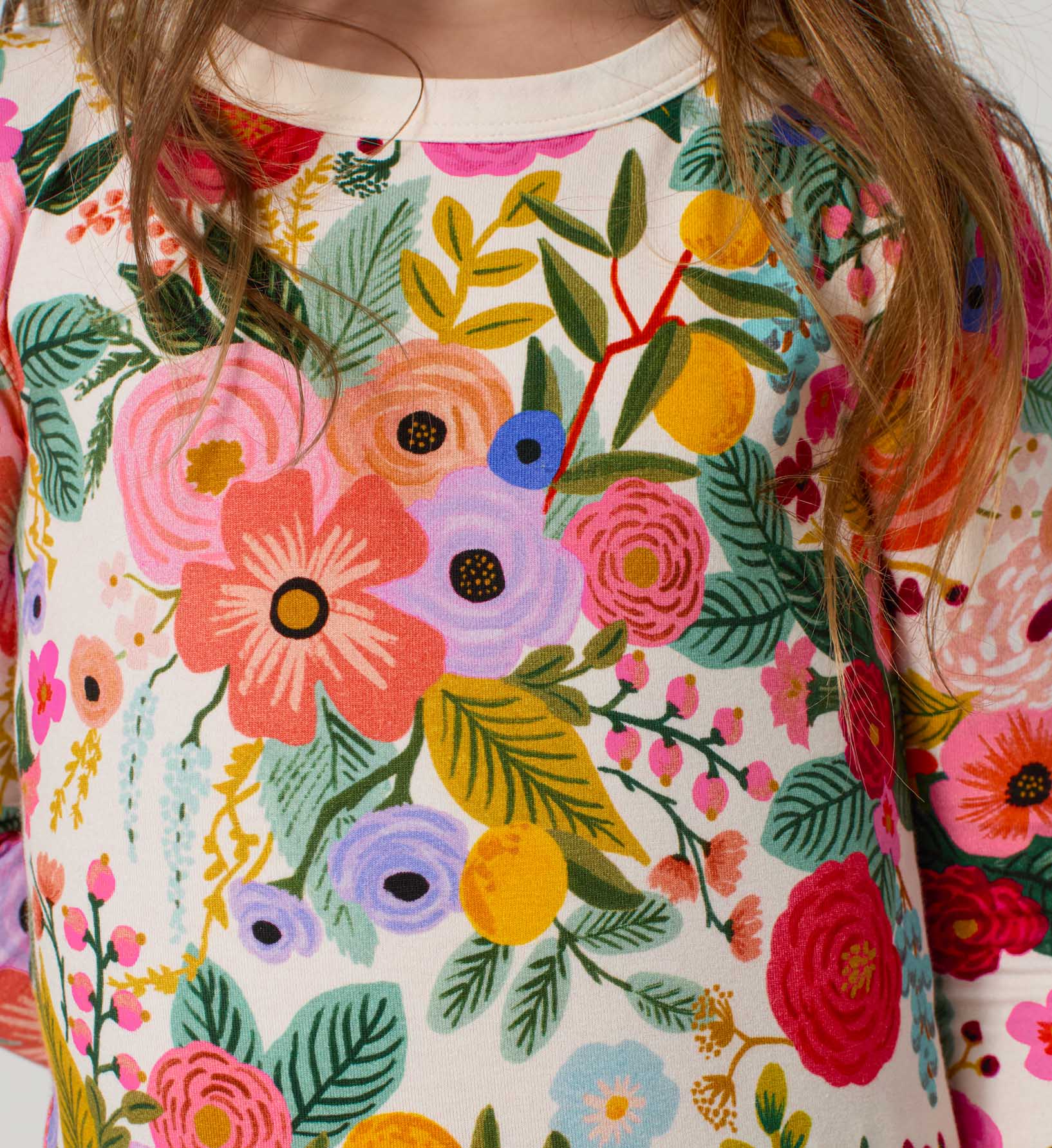 Kids Jersey Pajama Set - Garden Party