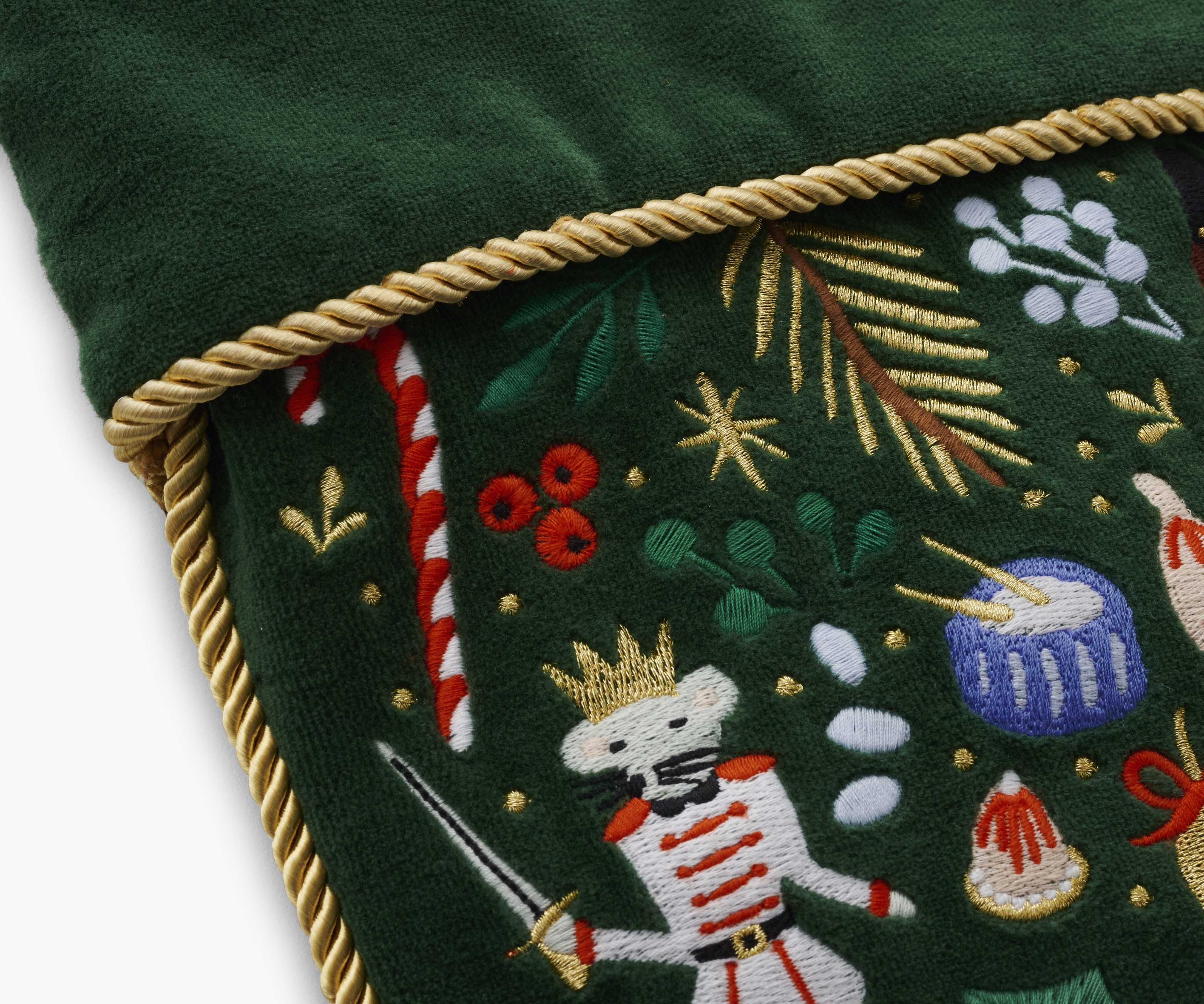 Embroidered Stocking - Nutcracker