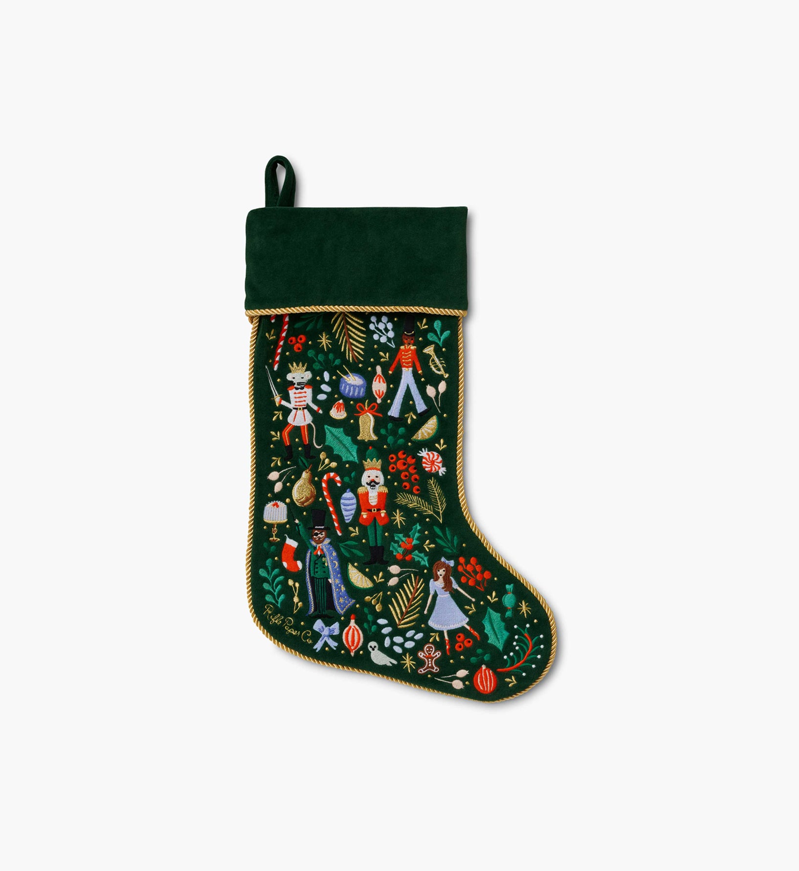 Embroidered Stocking - Nutcracker