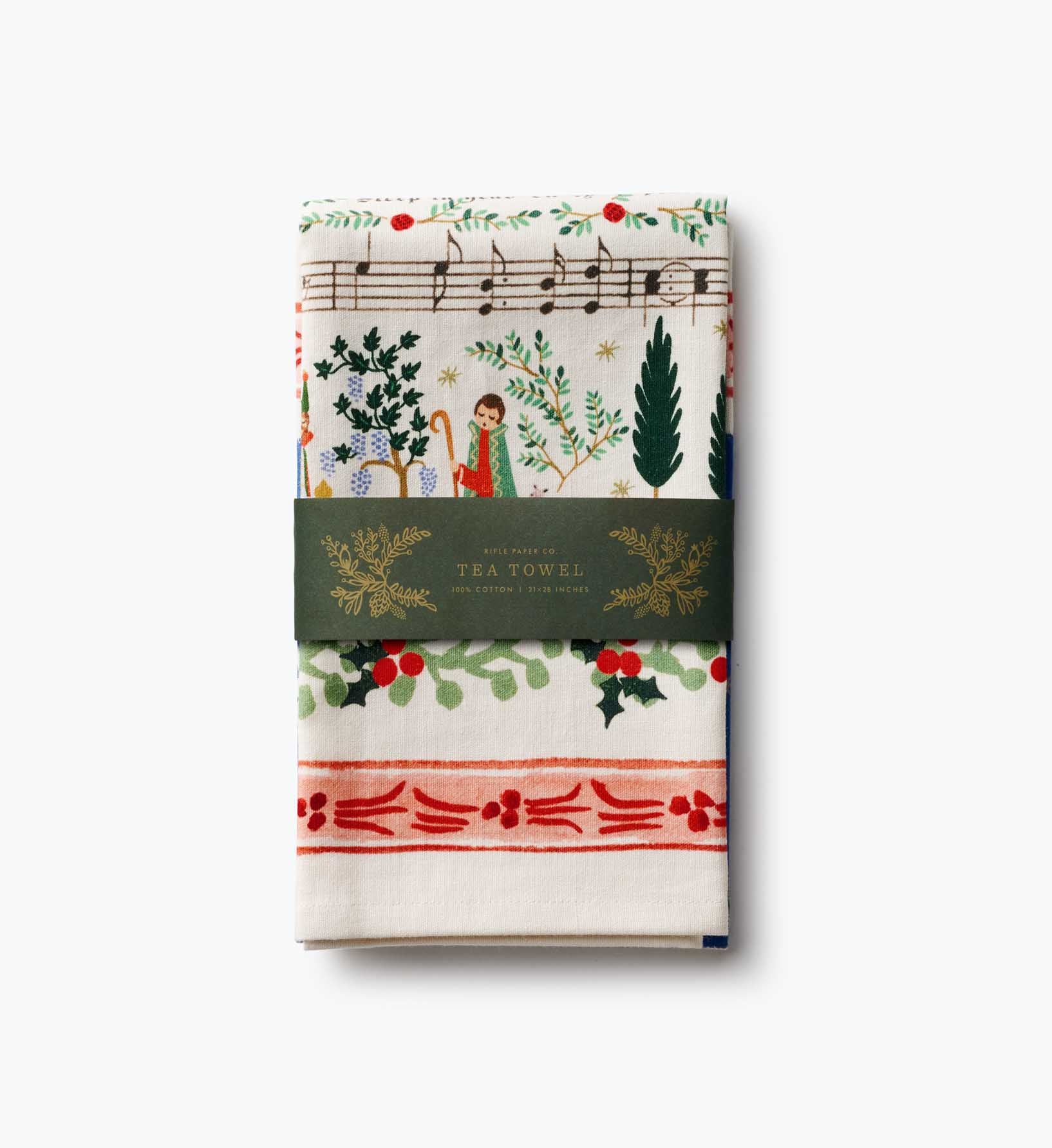 Holiday Tea Towel - Christmas Carols