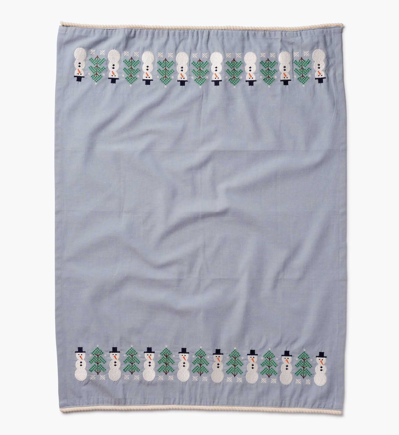 Holiday Tea Towel - Snowman