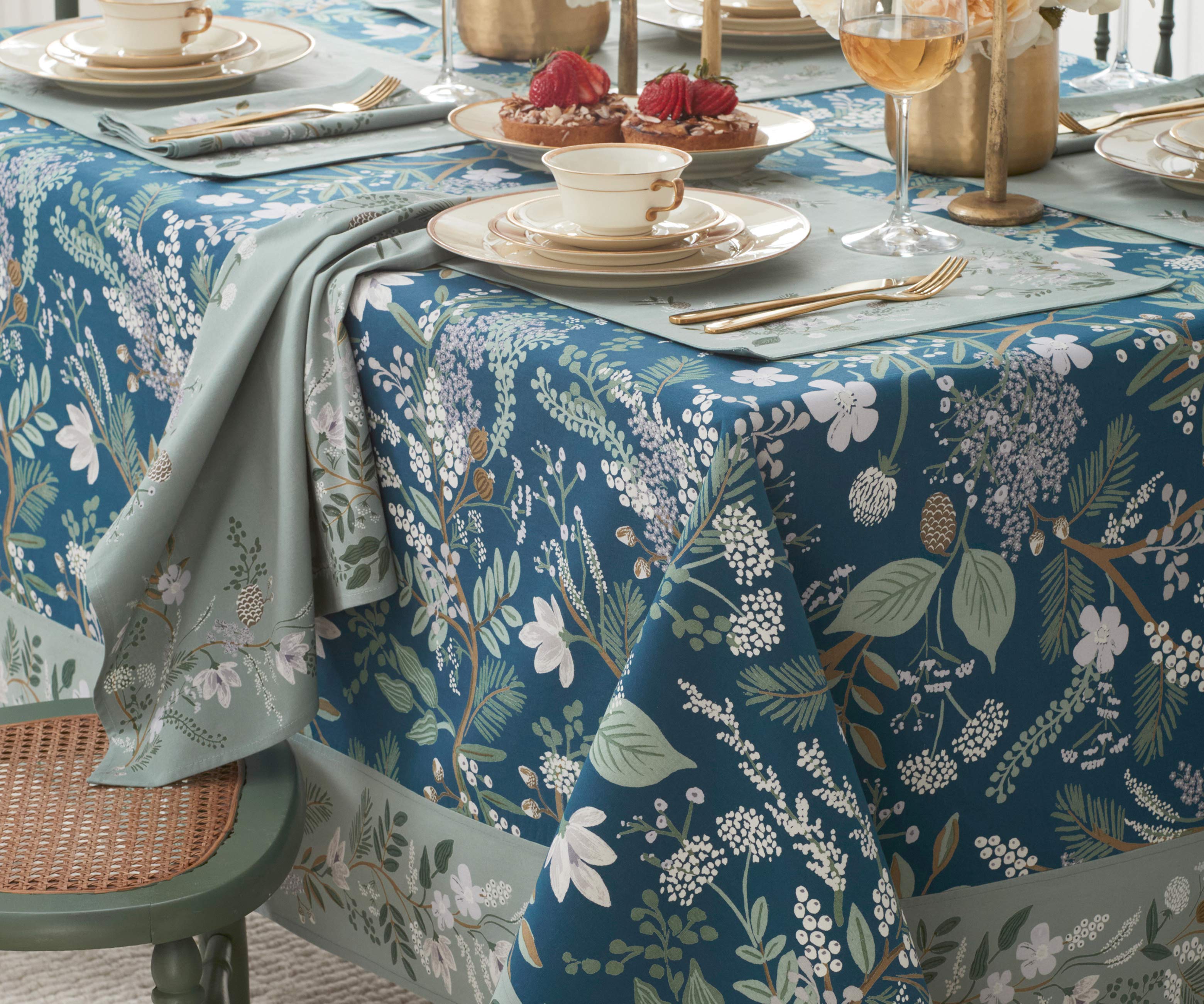 Cotton Tablecloth - Juniper Forest
