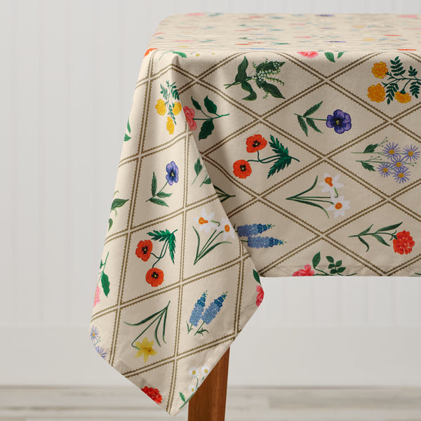 Garden Study Cotton Tablecloth | Rifle Paper Co.