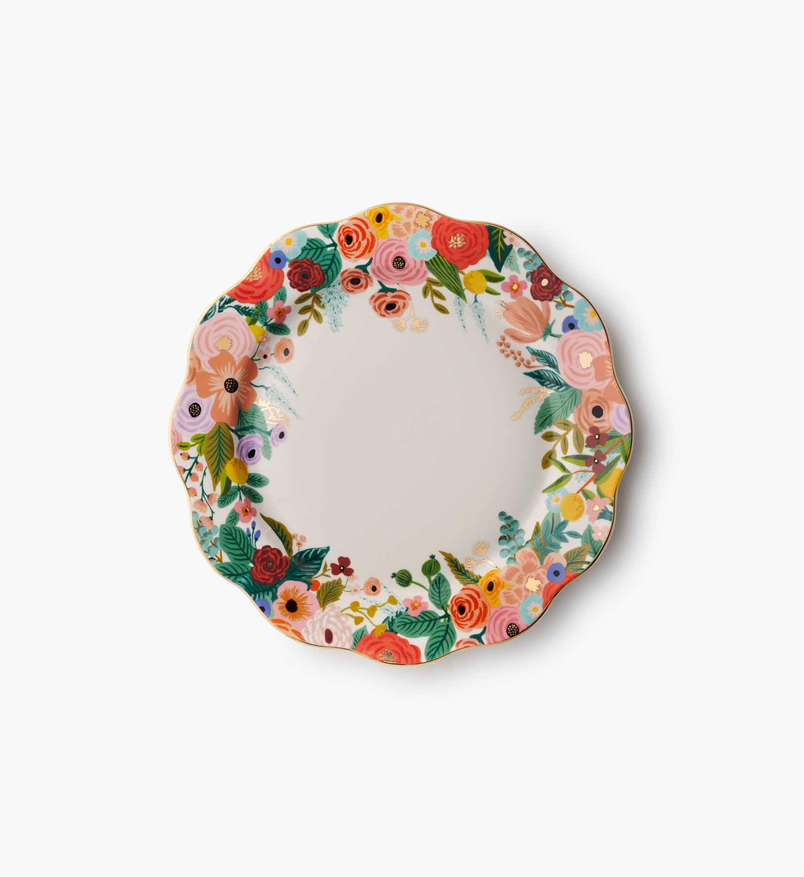 Porcelain Dinner Plate Set - Garden Party