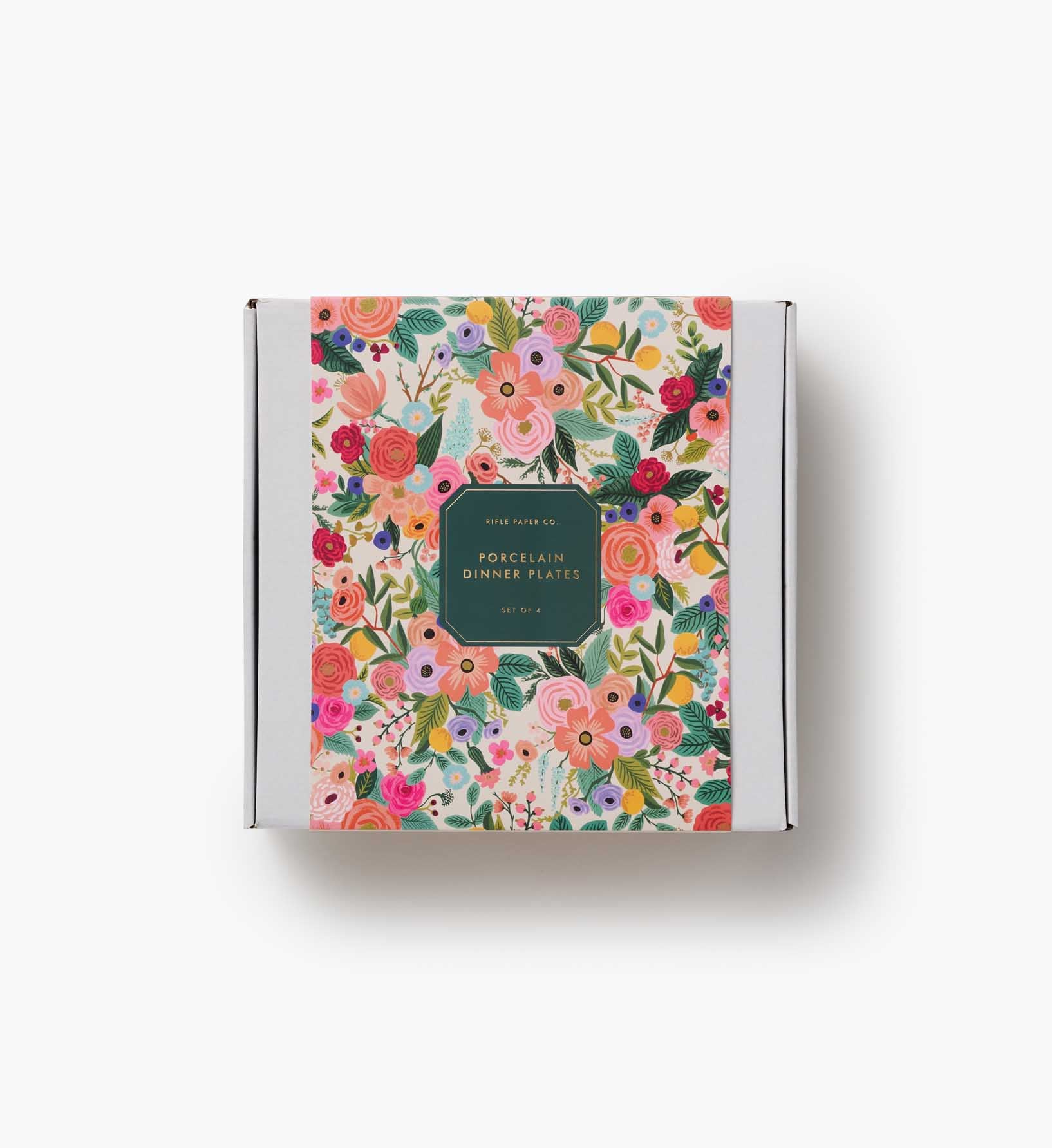 Porcelain Dinner Plate Set - Garden Party