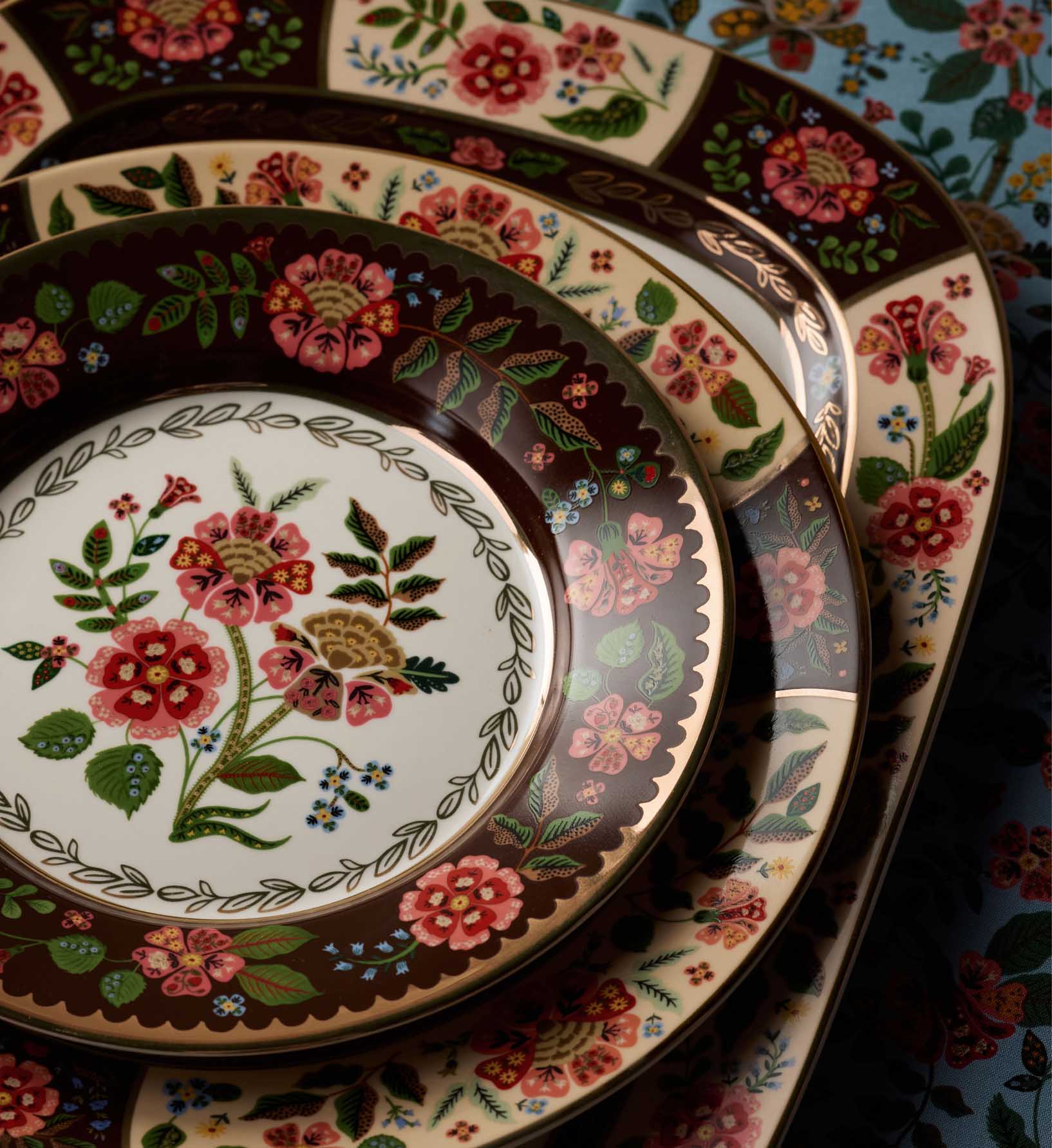 Porcelain Dessert Plate Set - Gracie