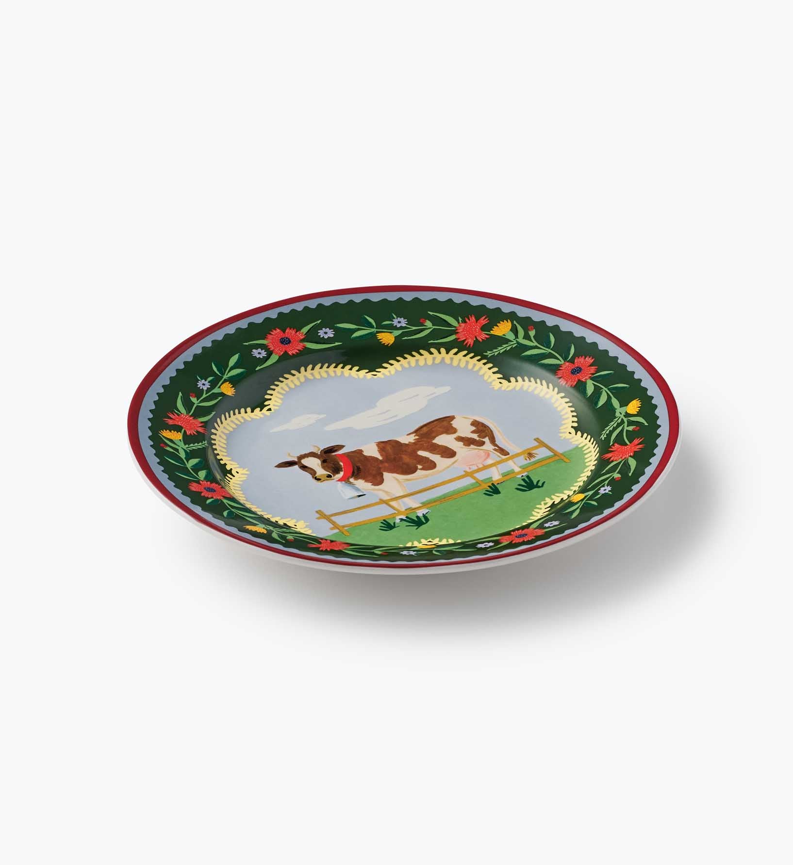 Porcelain Dessert Plate Set - Home Sweet Home