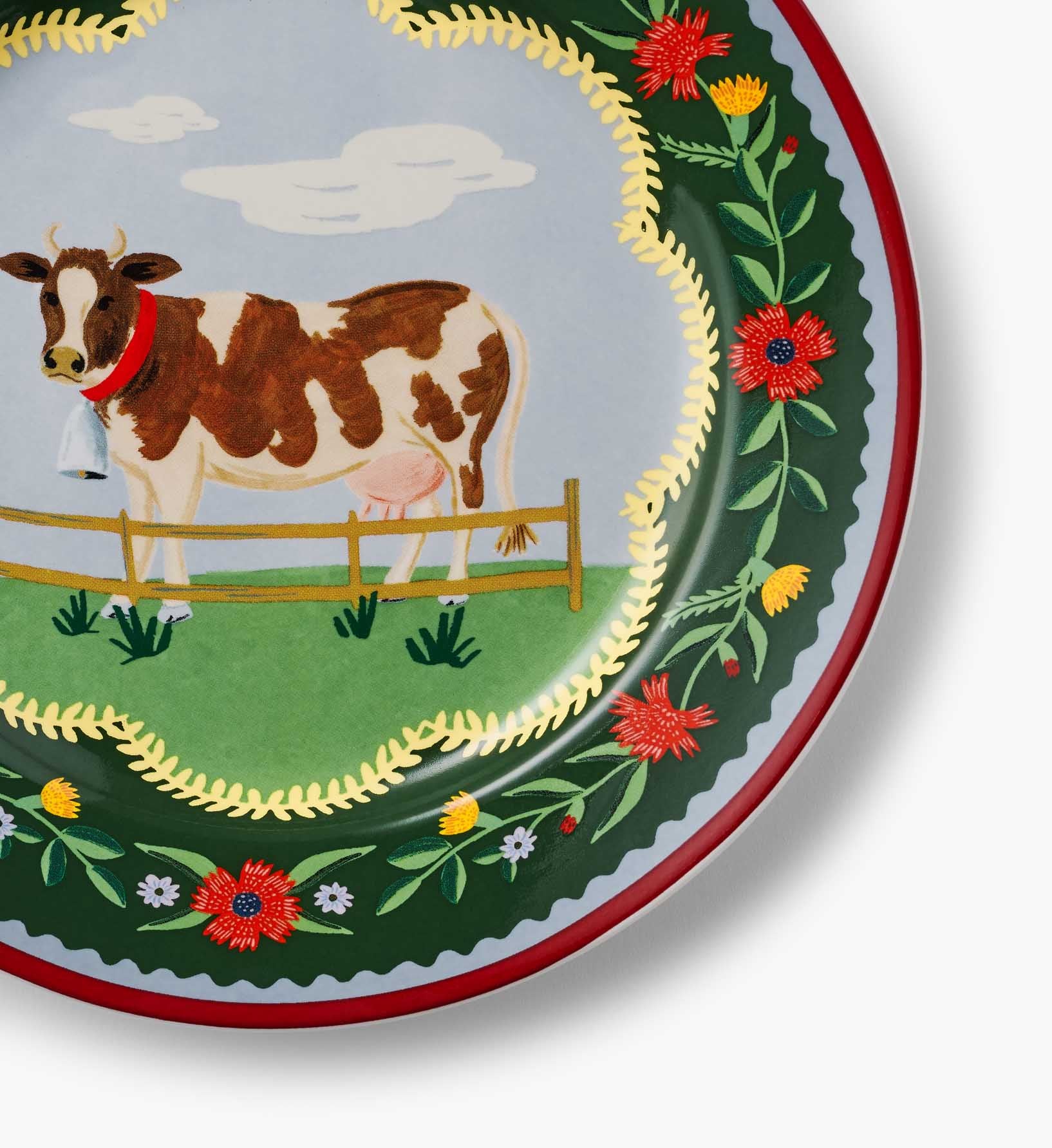 Porcelain Dessert Plate Set - Home Sweet Home