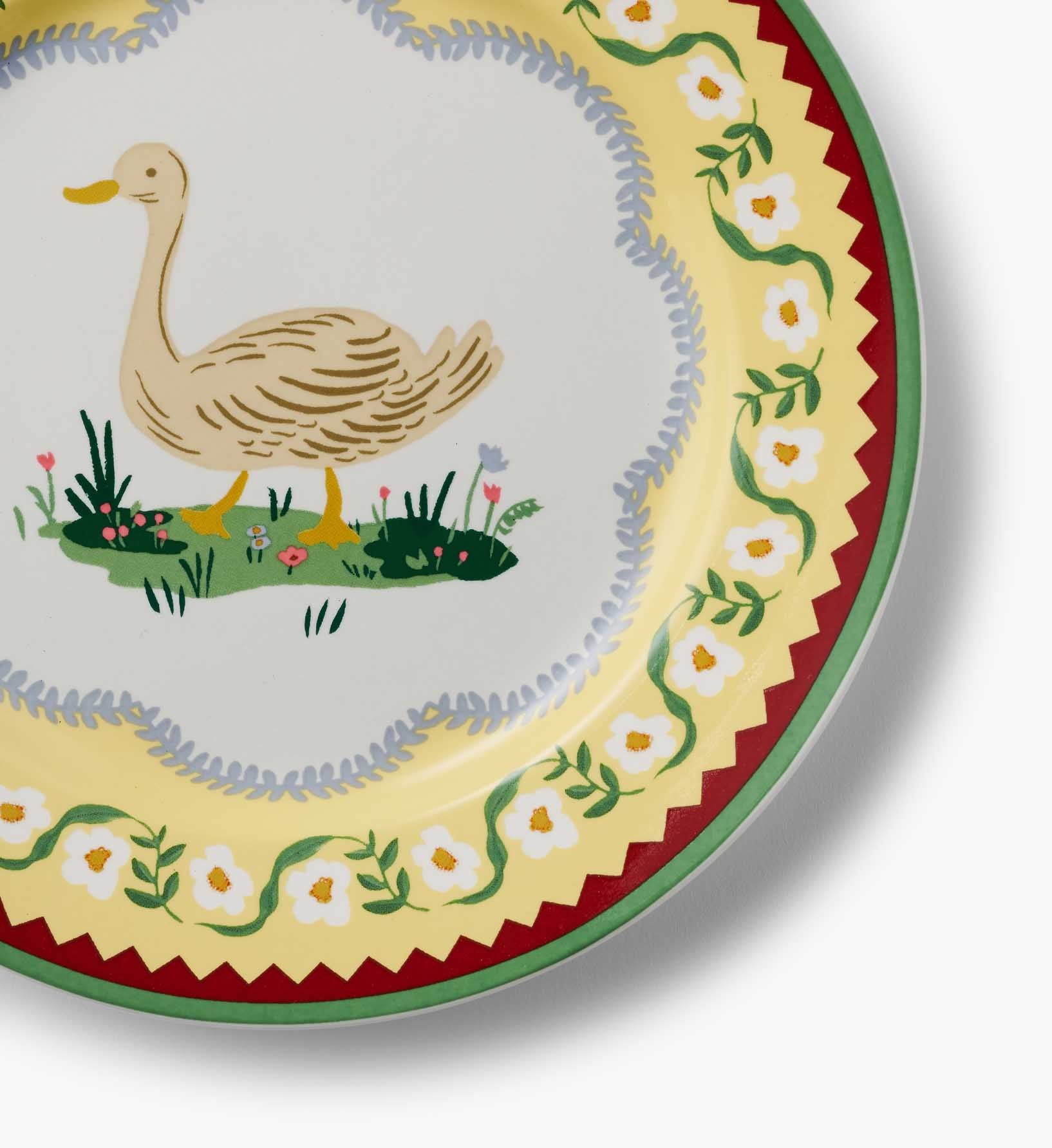 Porcelain Dessert Plate Set - Home Sweet Home