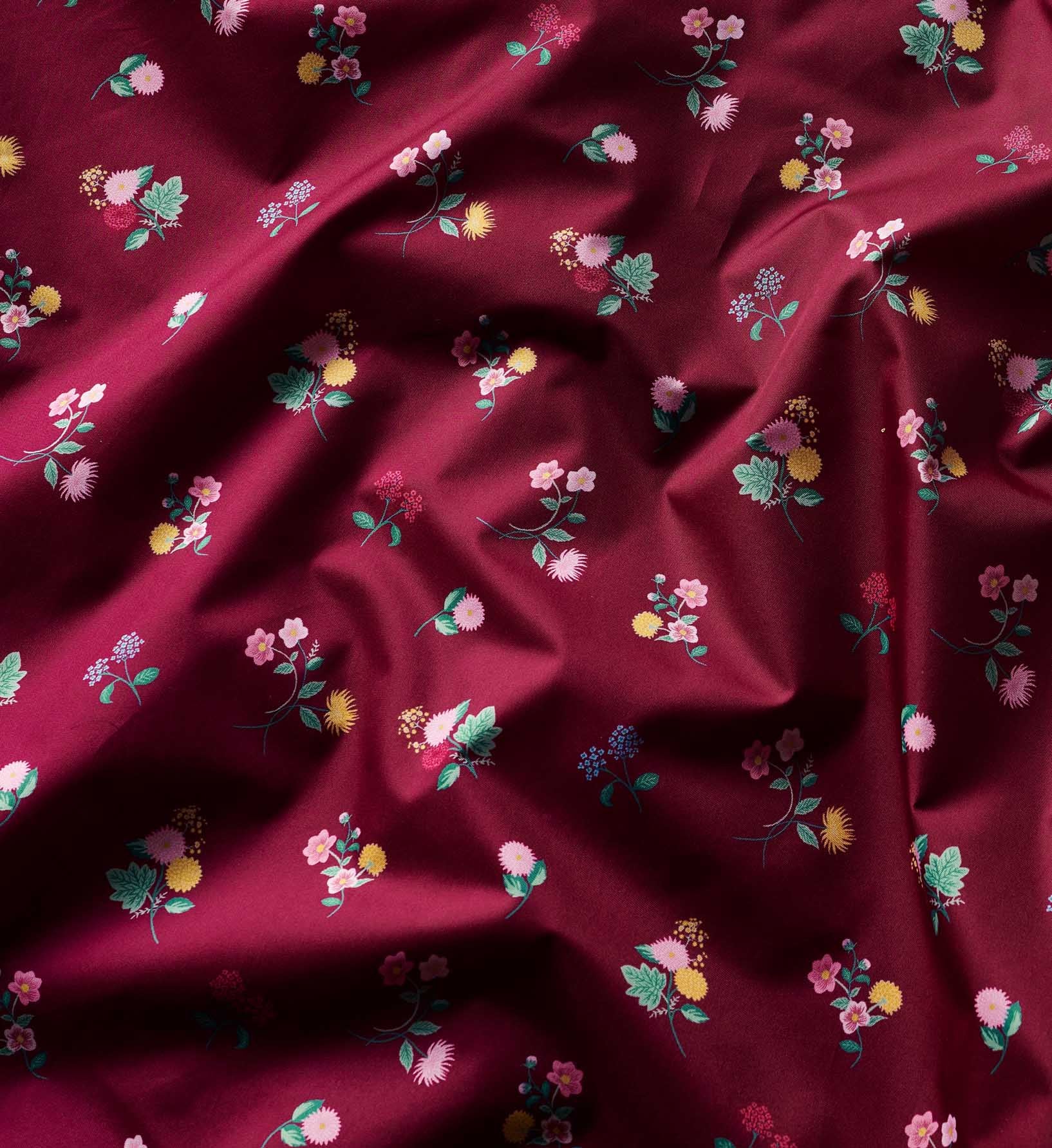 Packable Rain Poncho - Ditsy Dahlia