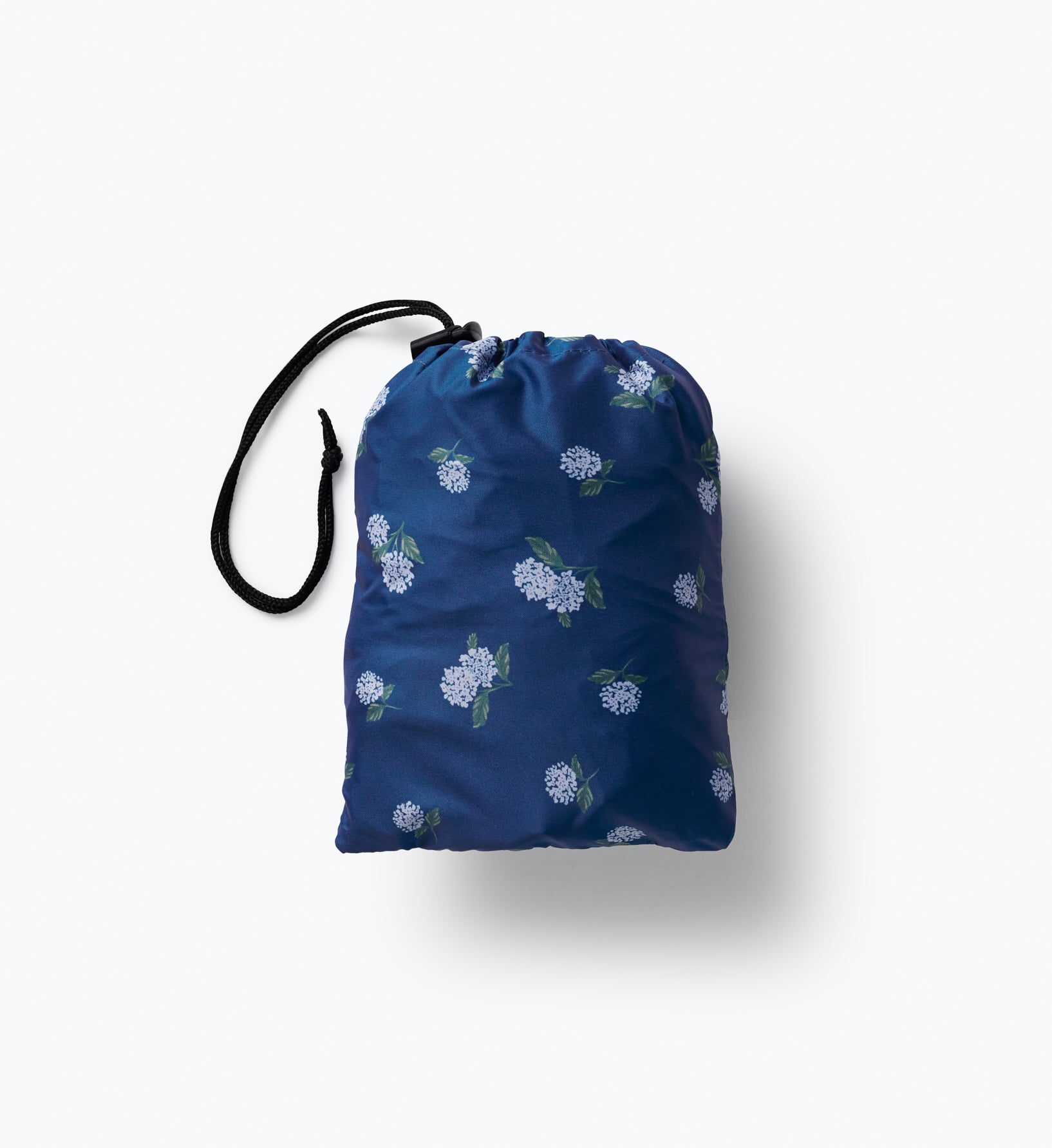 Packable Rain Poncho - Ditsy Hydrangea