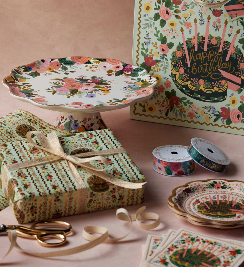 Garden Party Floral Cake Stand | Rifle Paper Co.