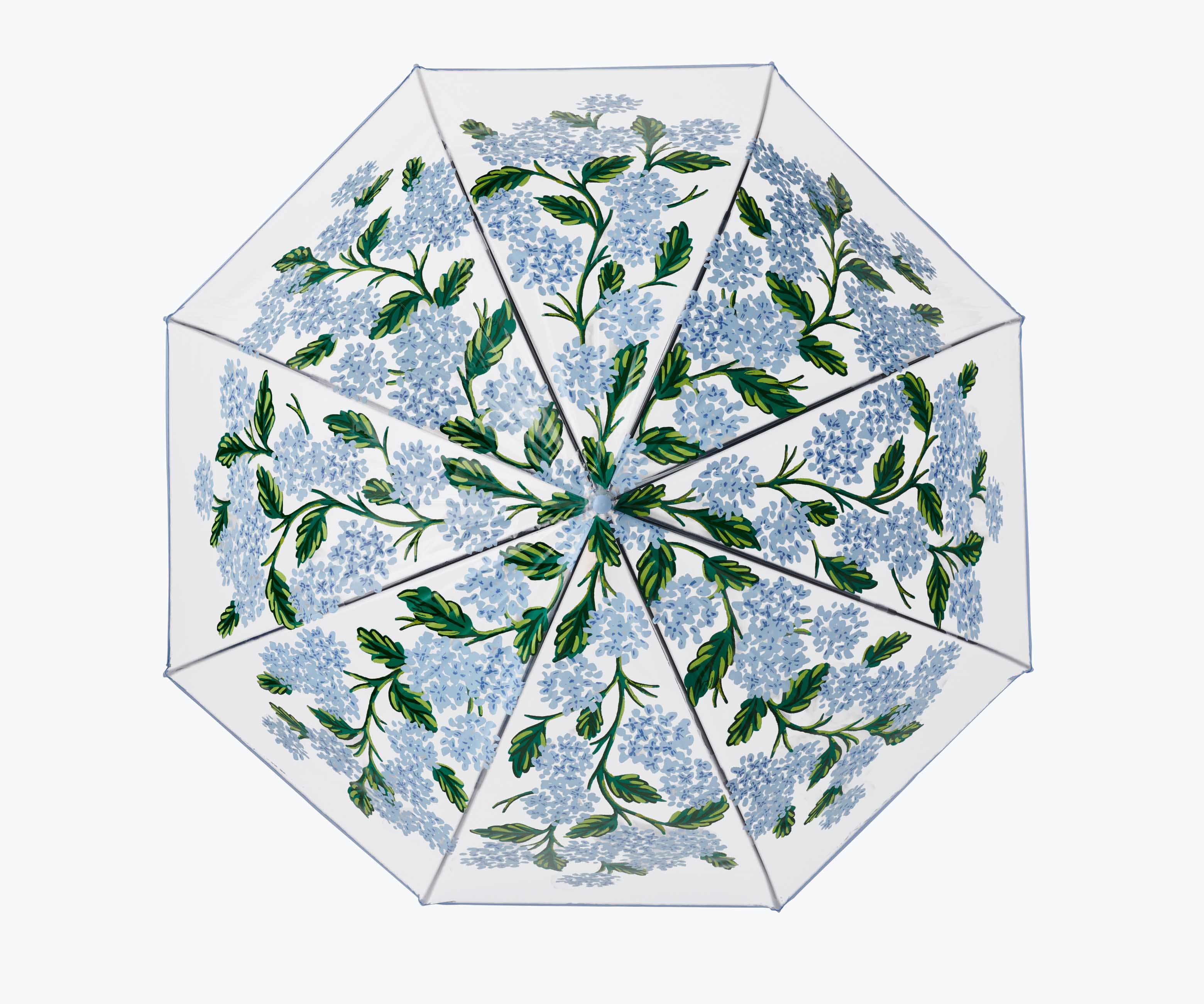 floral print patio umbrellas Hydrangea Clear Umbrella