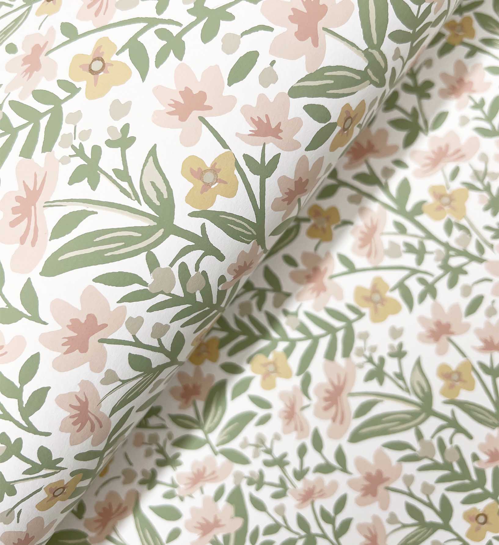 Sylvie Wallpaper - Blush
