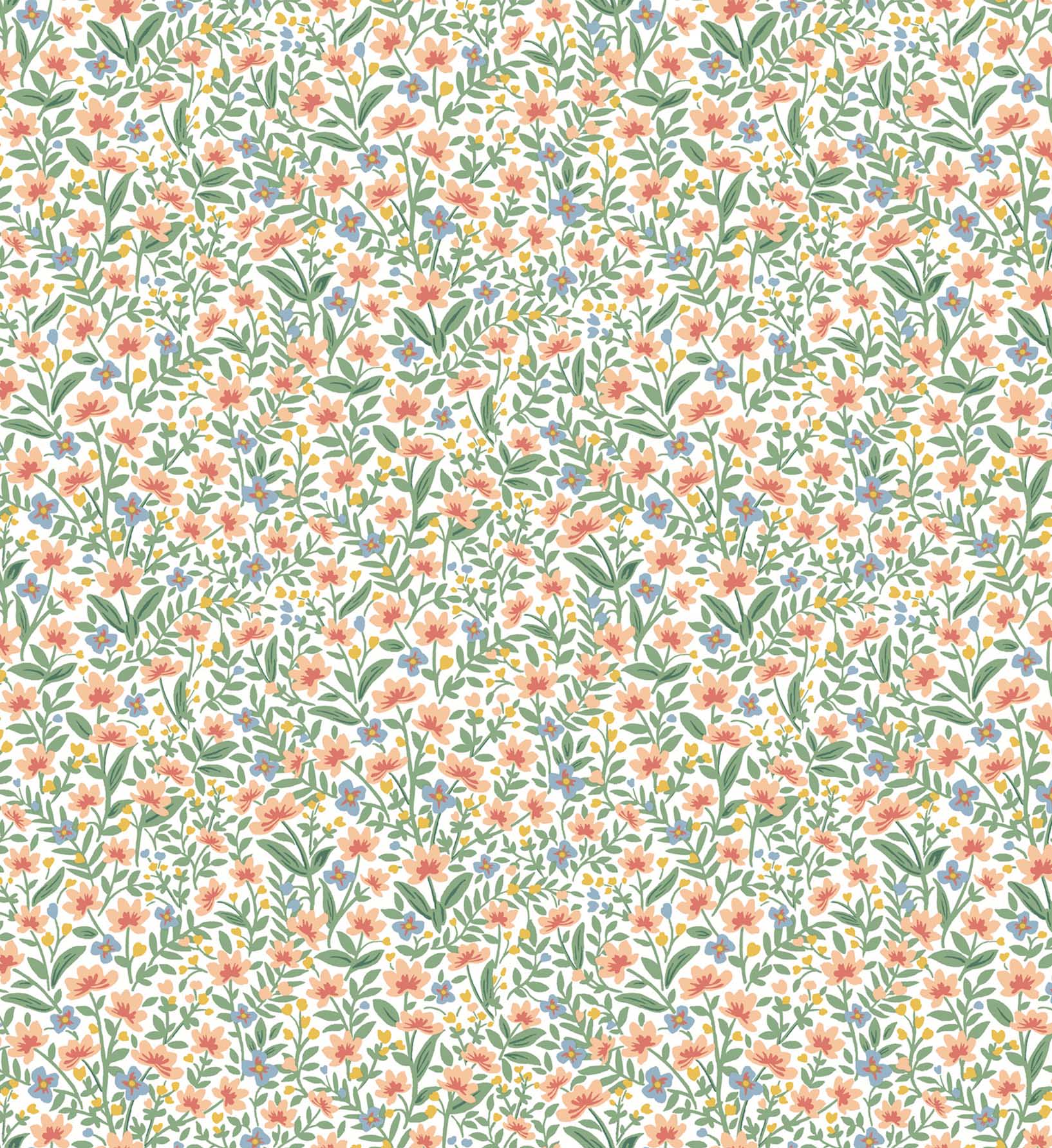 Sylvie Wallpaper - Rose Multi