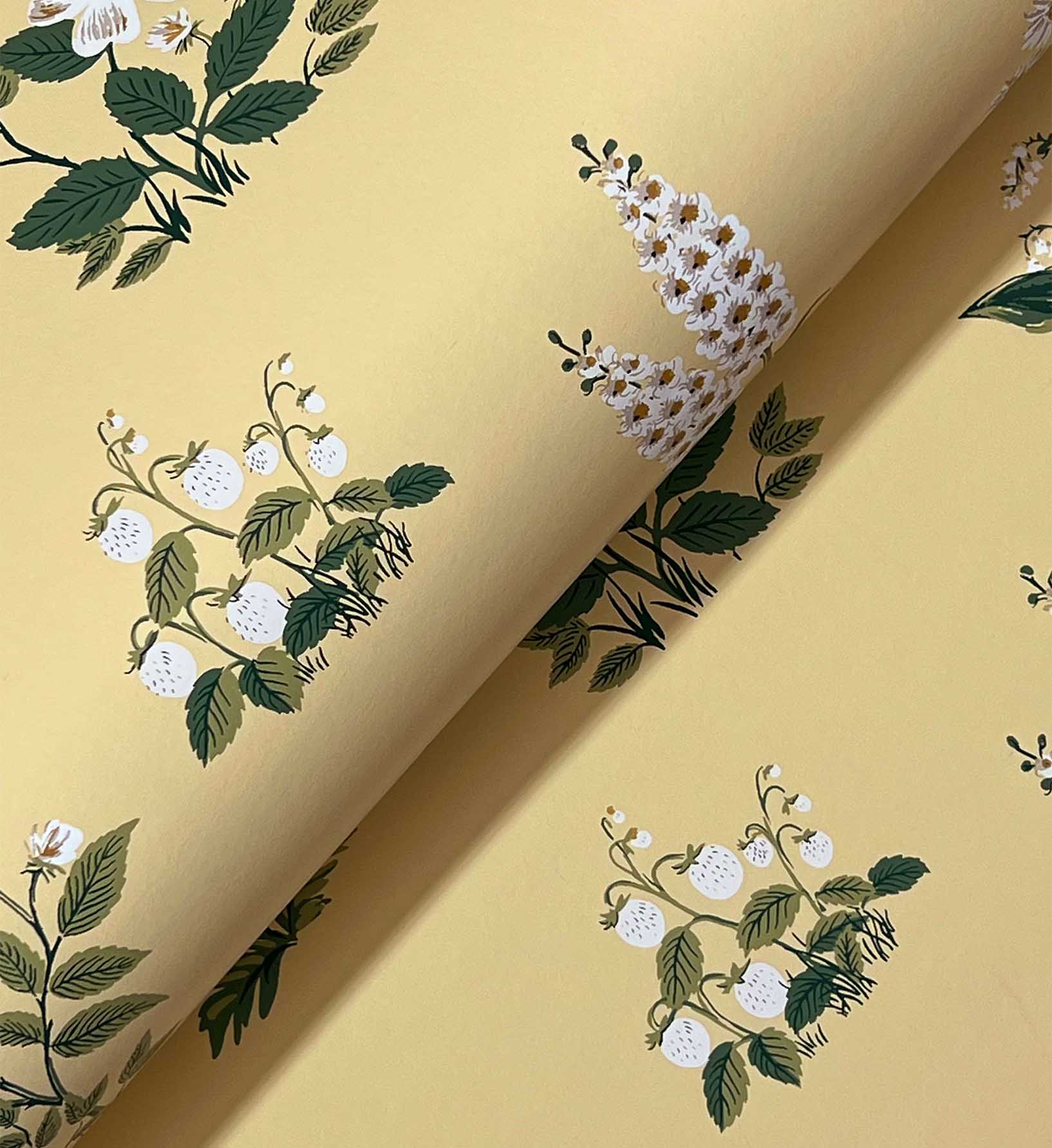 Botanical Wallpaper - Gold