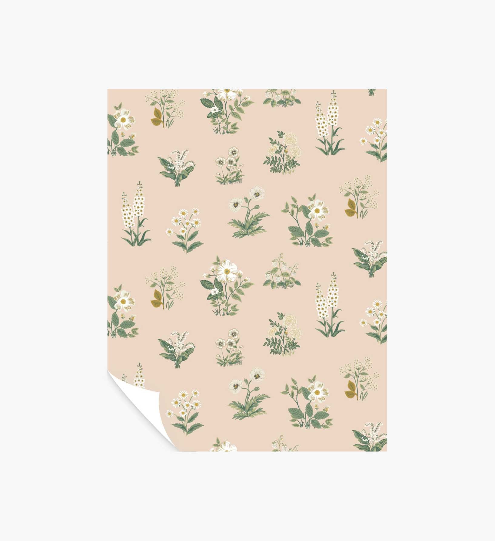 Botanical Wallpaper Sample - Blush