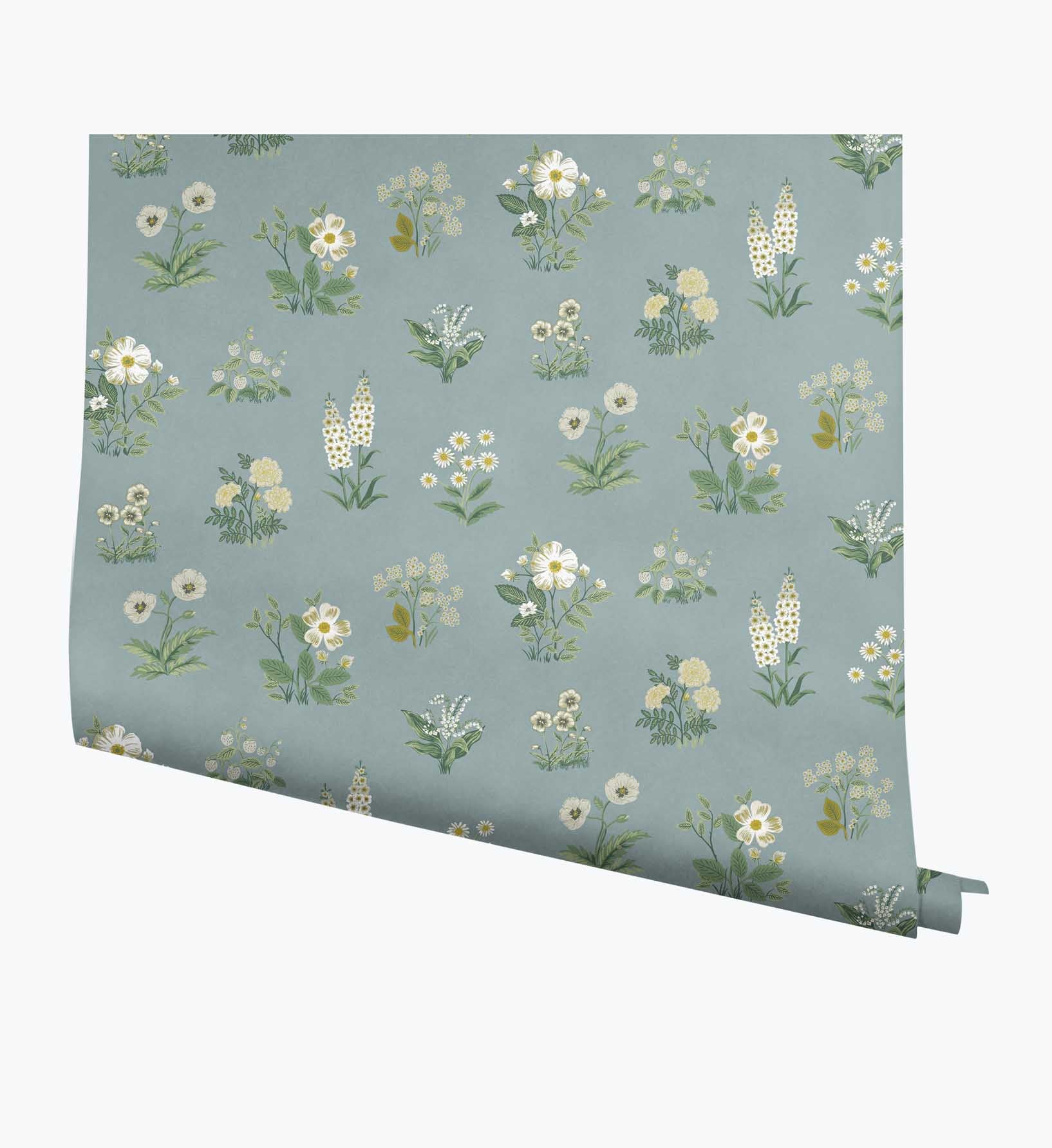 Botanical Wallpaper - Slate
