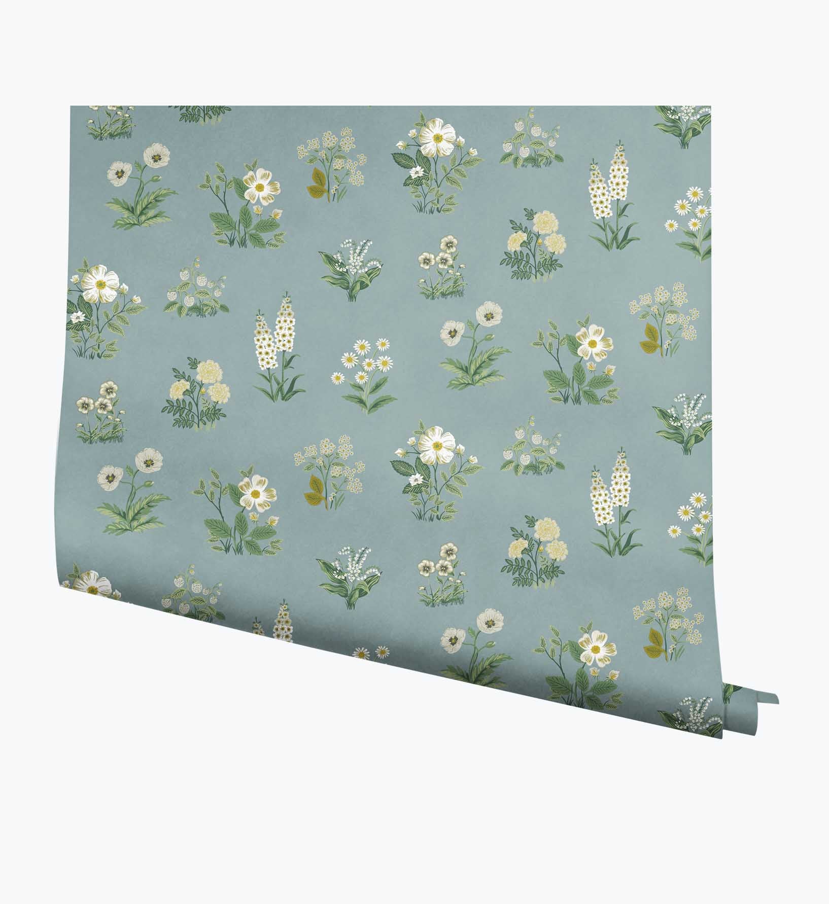 Botanical Wallpaper - Slate
