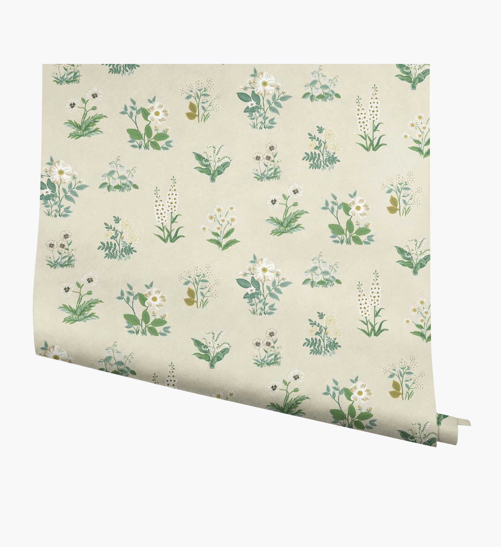 Botanical Wallpaper - Cream