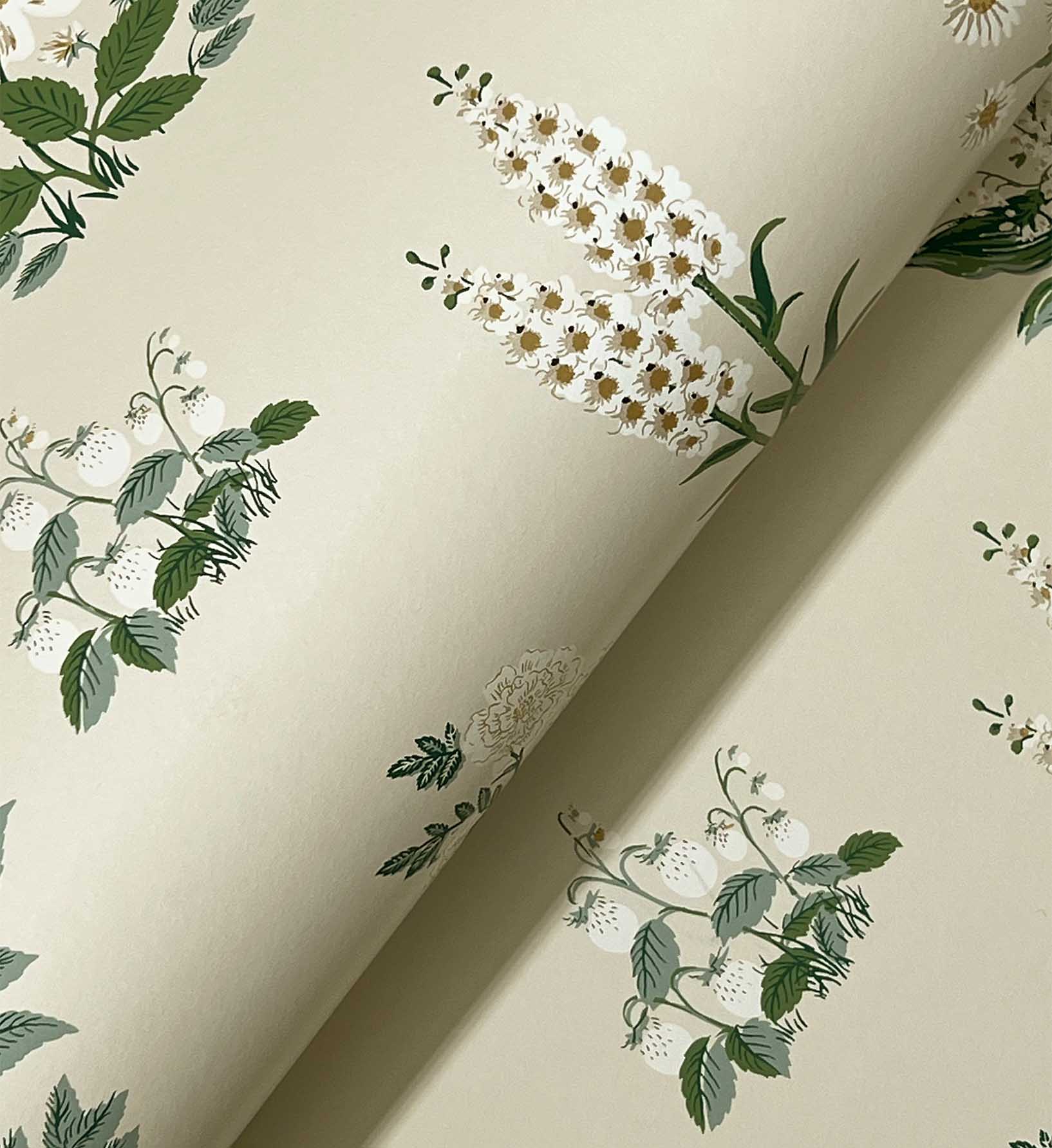 Botanical Wallpaper - Cream