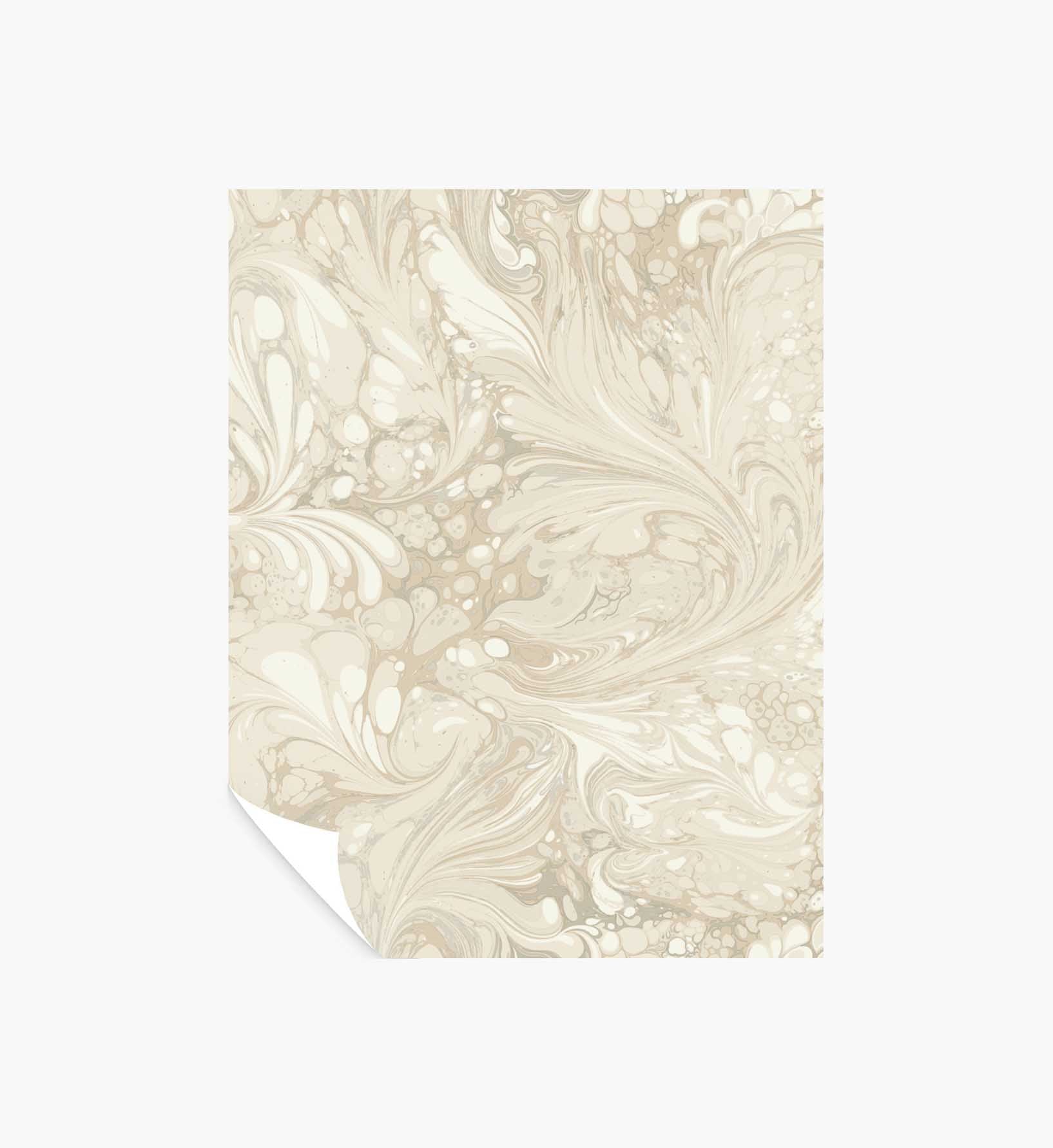 Florence Wallpaper Sample - Linen