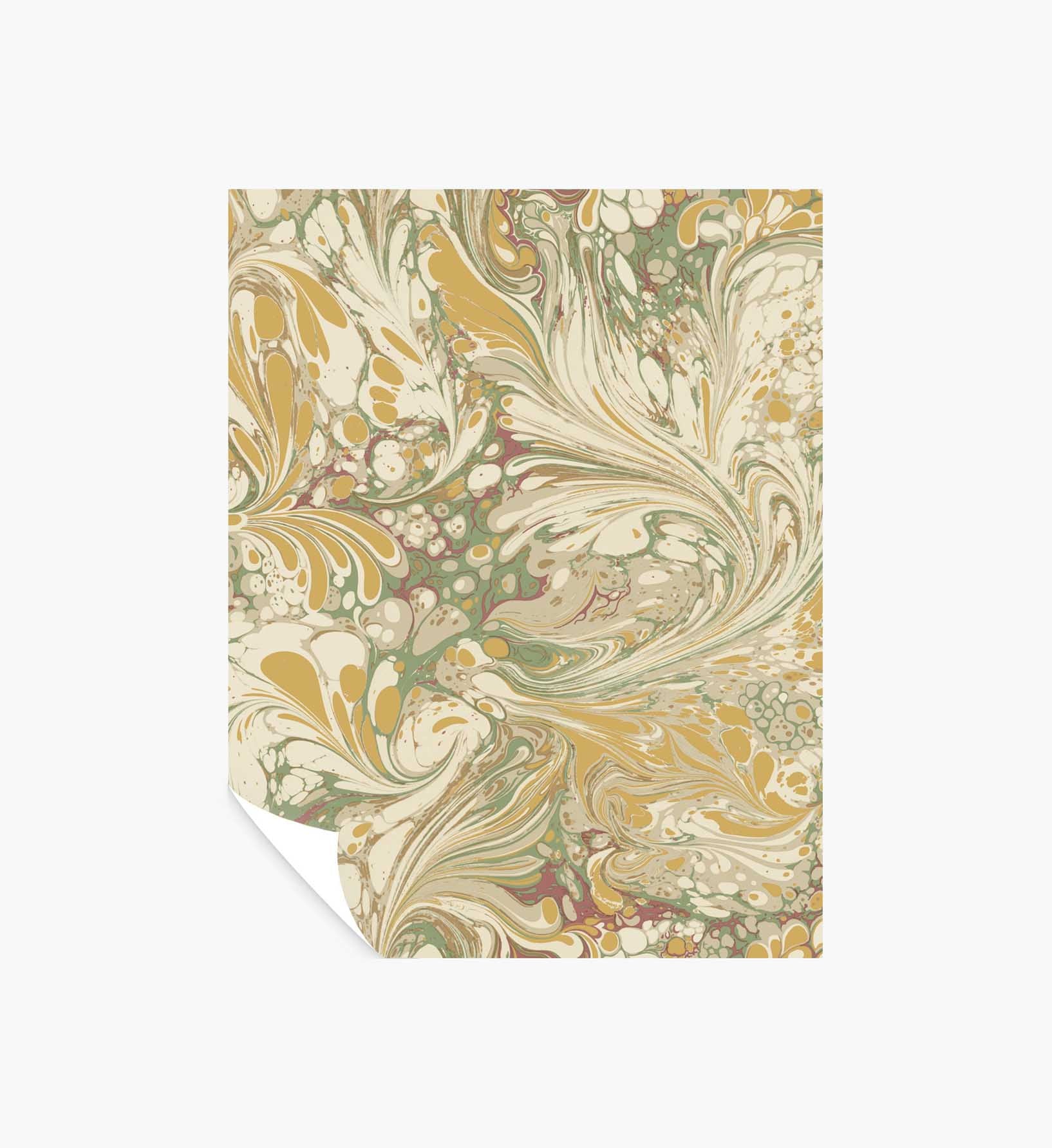 Florence Wallpaper Sample - Gold