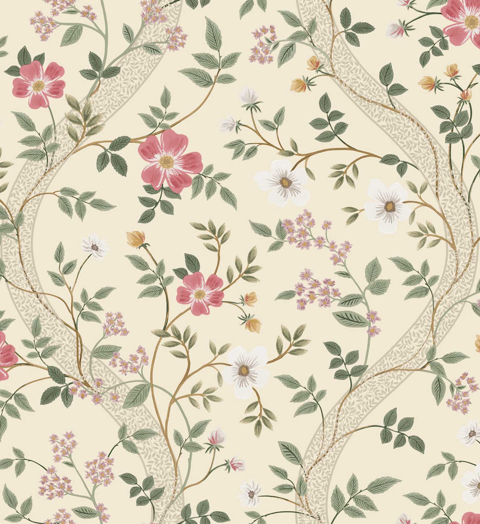 Waverly Wallpaper - Linen
