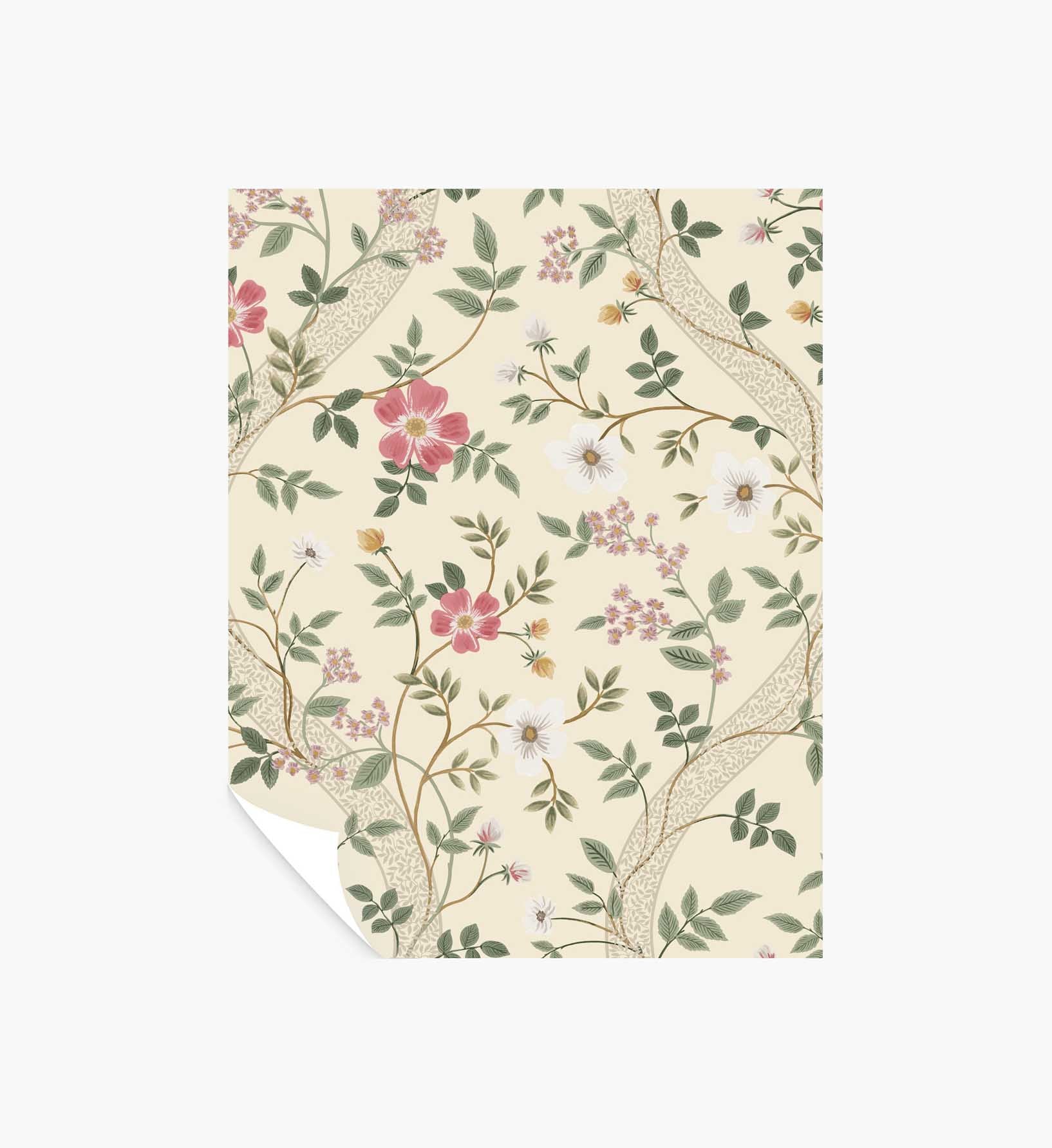 Waverly Wallpaper Sample - Linen