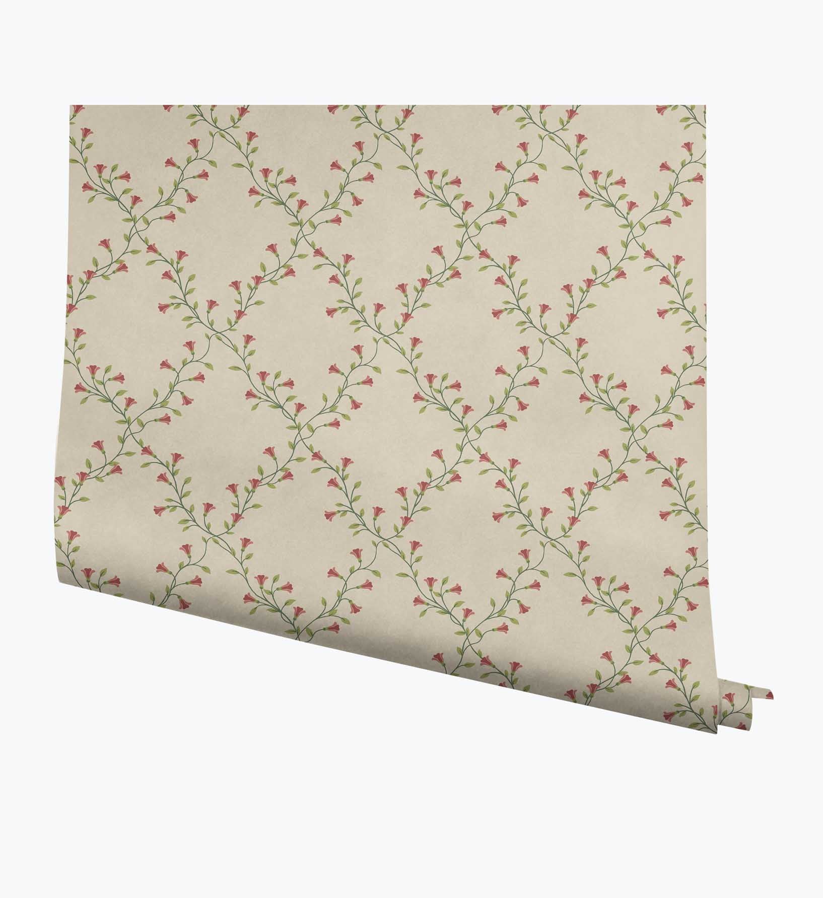 Bellflower Wallpaper - Beige