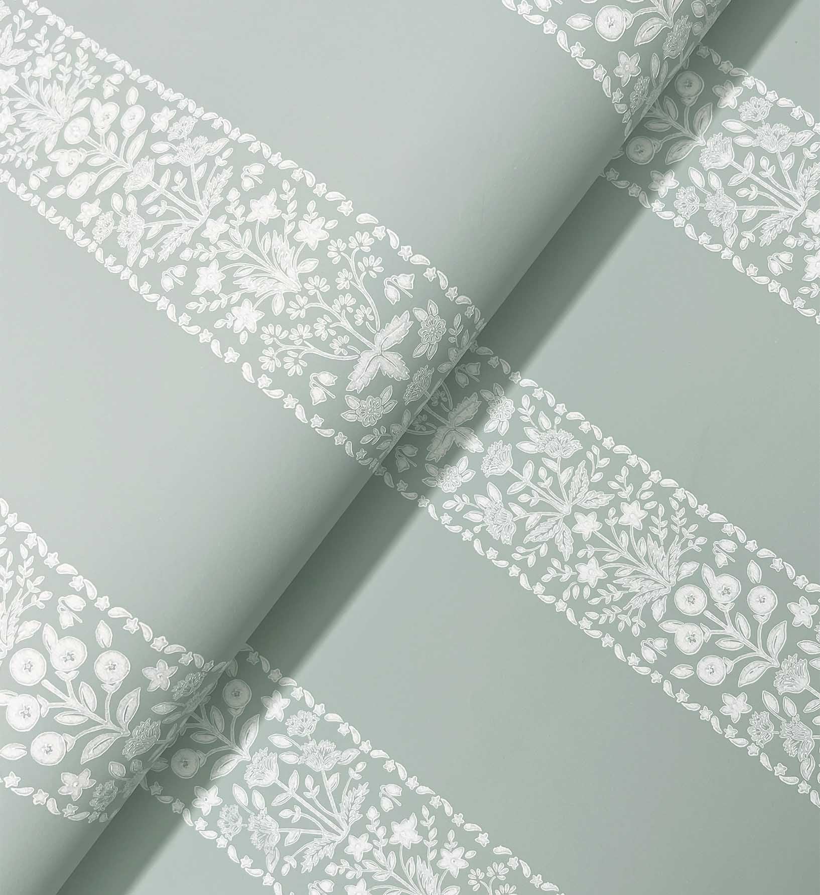 Estee Stripe Wallpaper - Slate