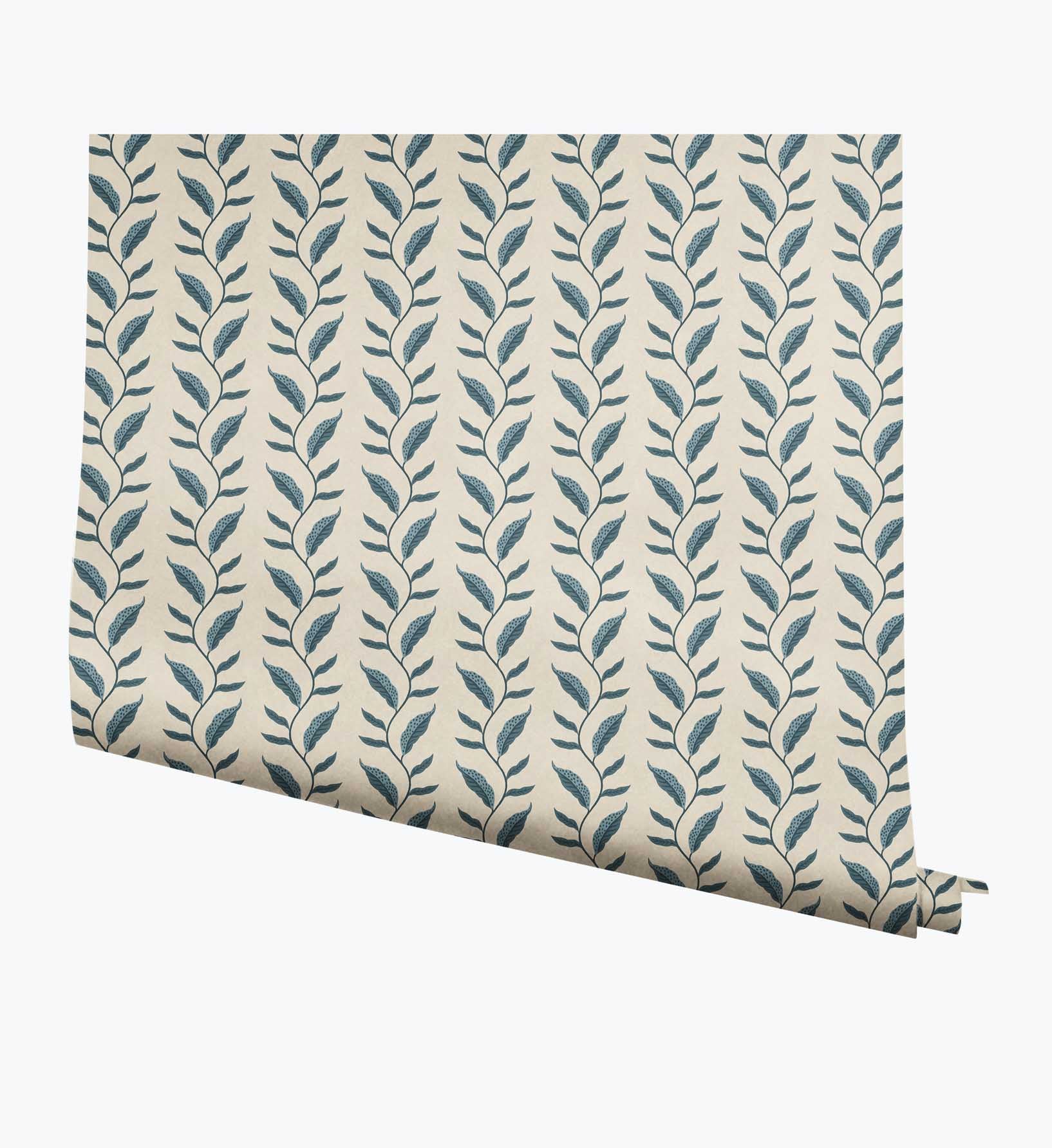 Seagrass Wallpaper - Slate & Linen