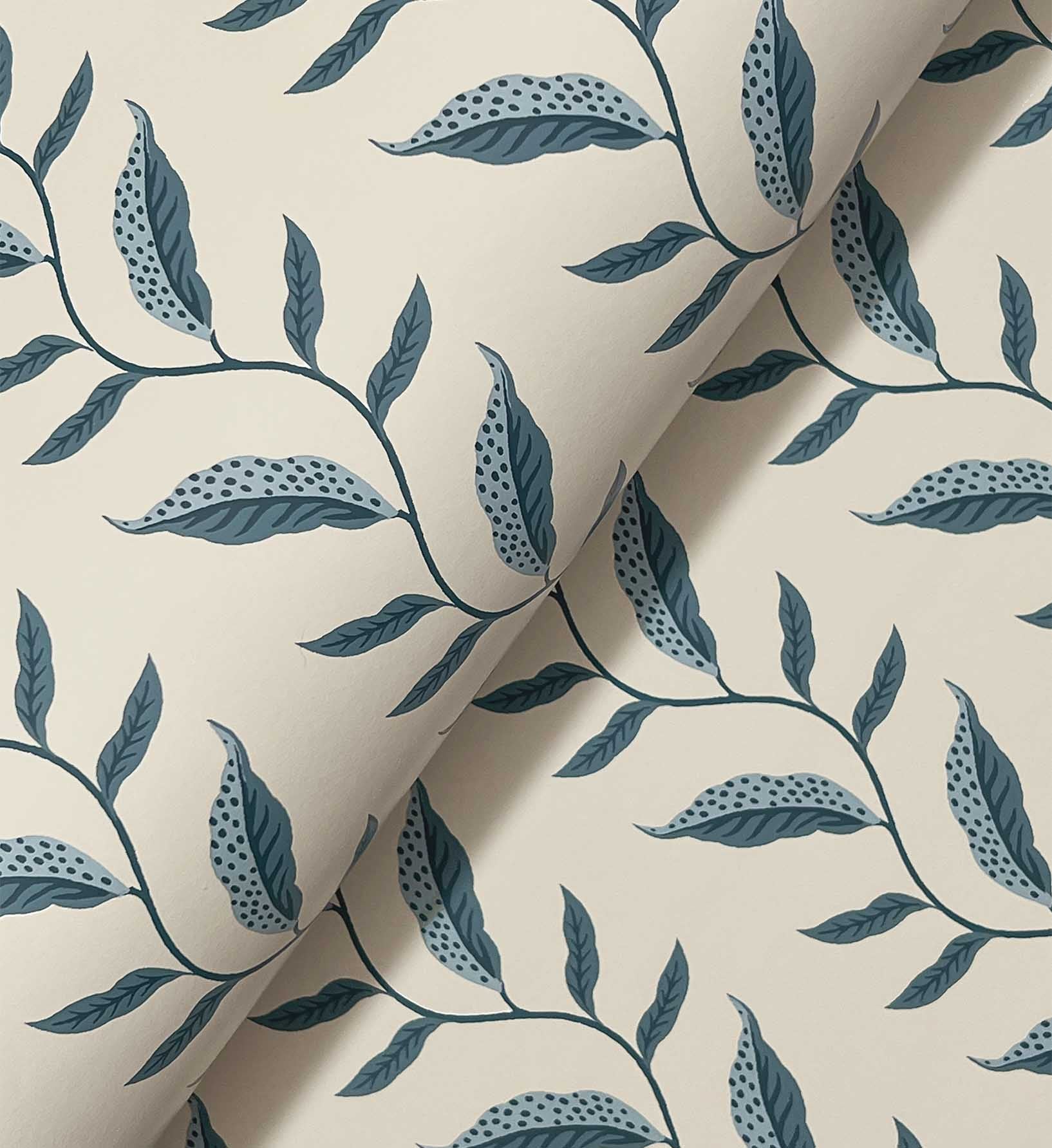 Seagrass Wallpaper - Slate & Linen