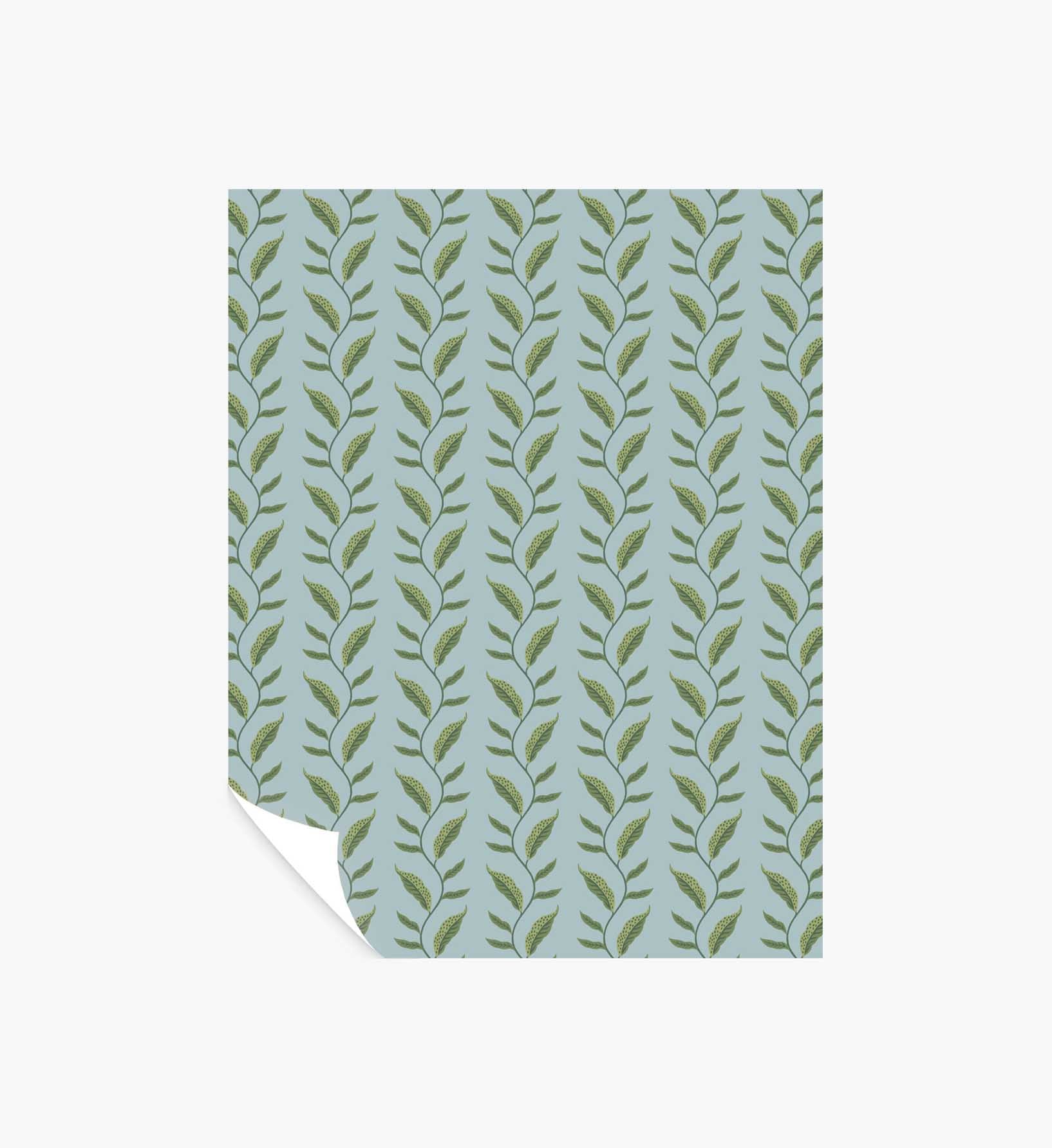 Seagrass Wallpaper Sample - Blue